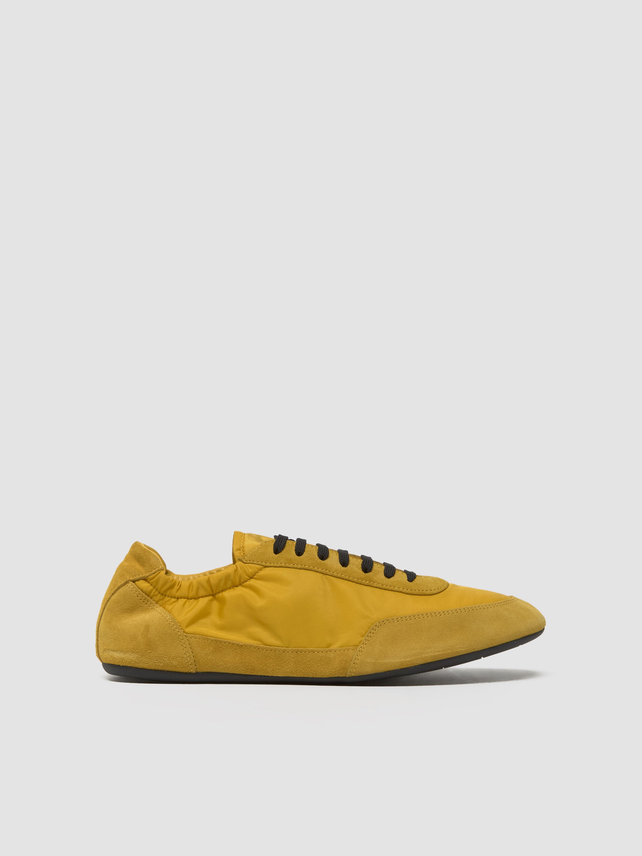 Collapse Re-Nylon and Suede Sneaker in Topaz