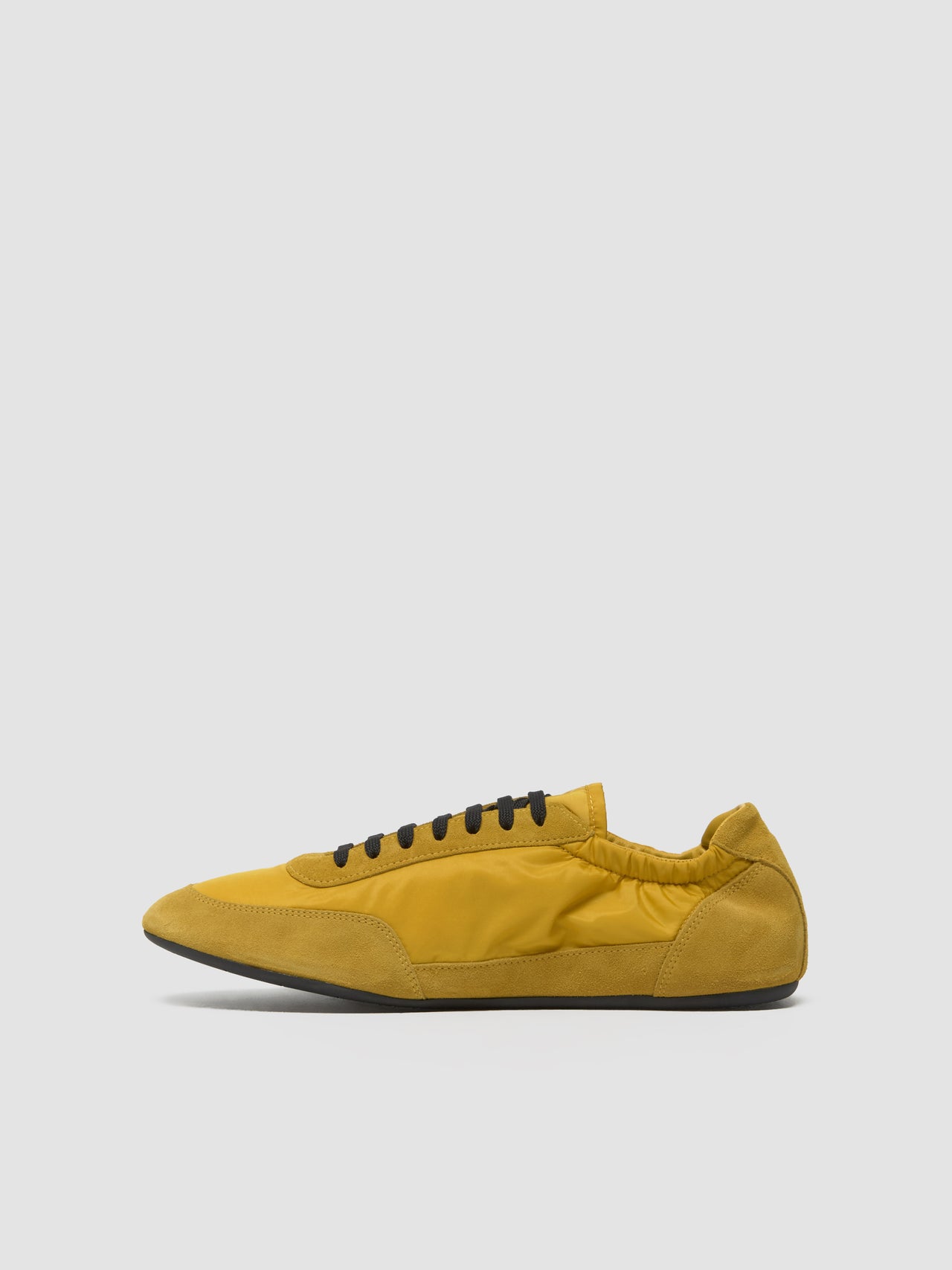 Collapse Re-Nylon and Suede Sneaker in Topaz