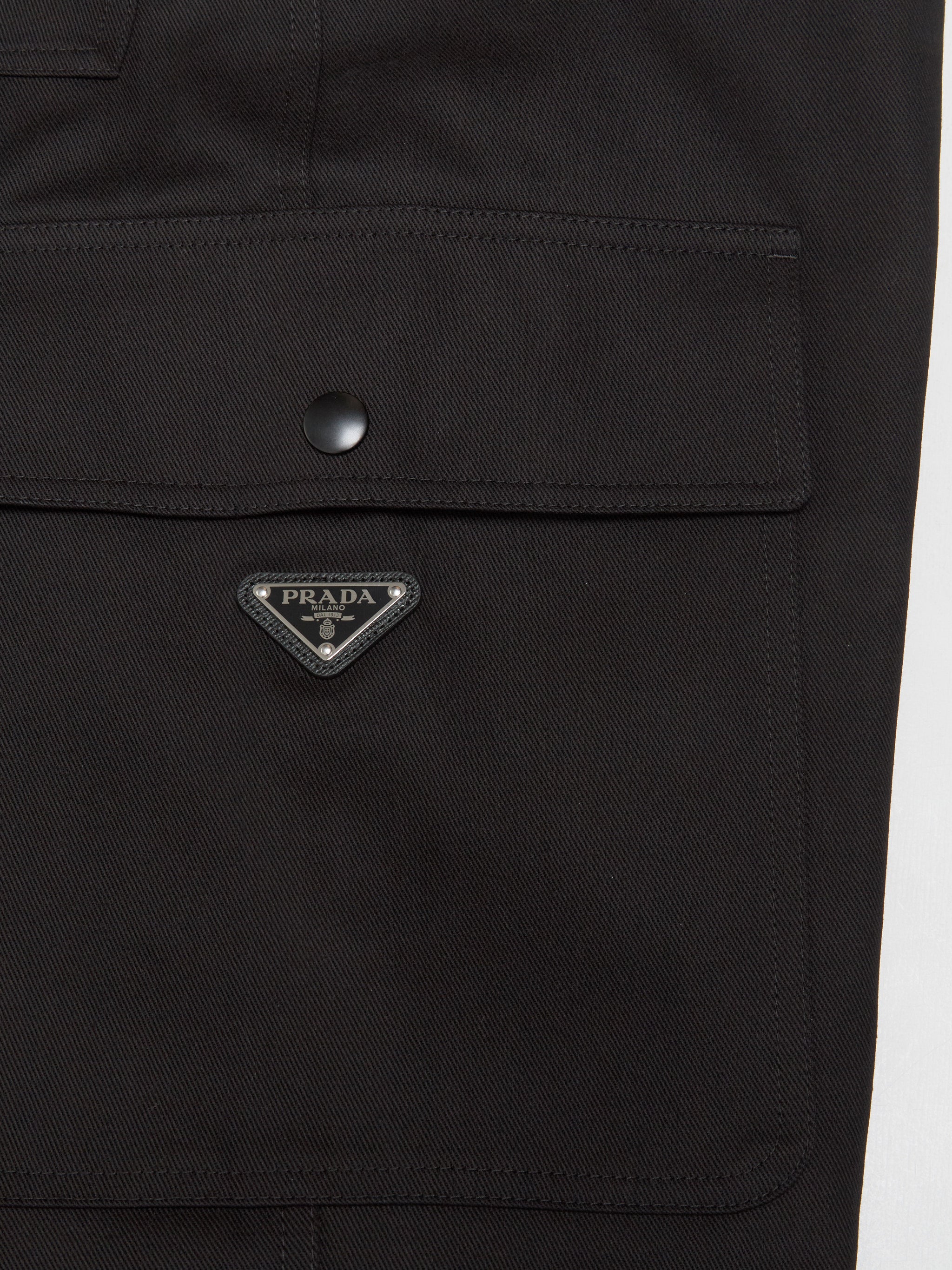 Drill Trousers in Black