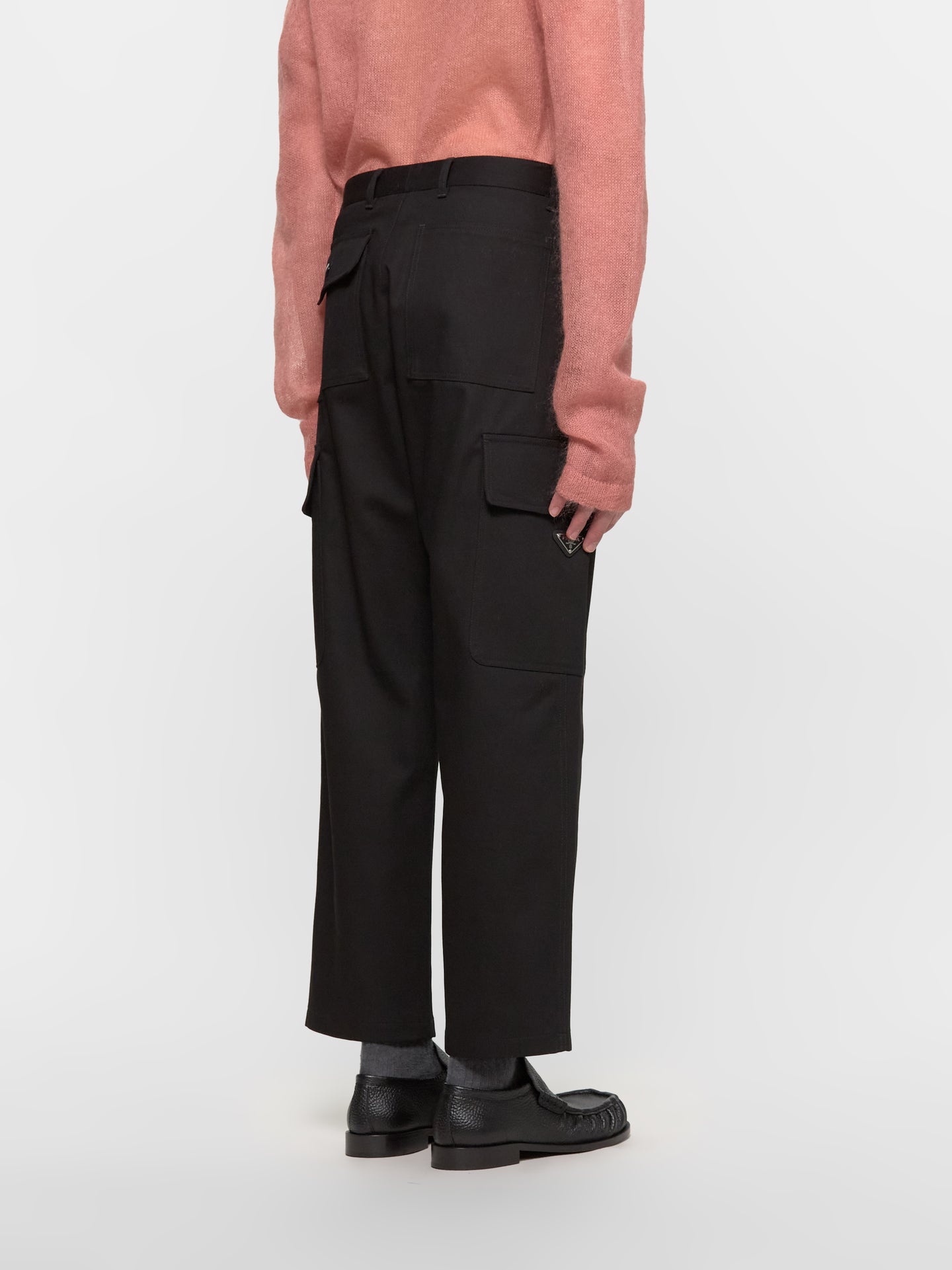 Drill Trousers in Black