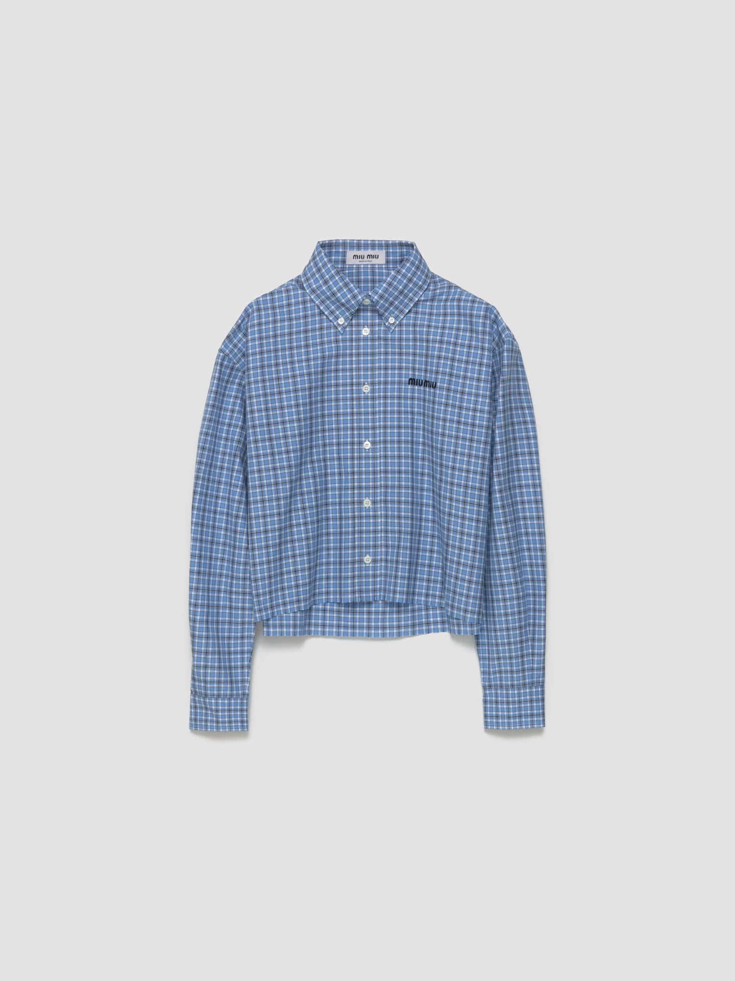 Check Shirt in Celeste & Blue