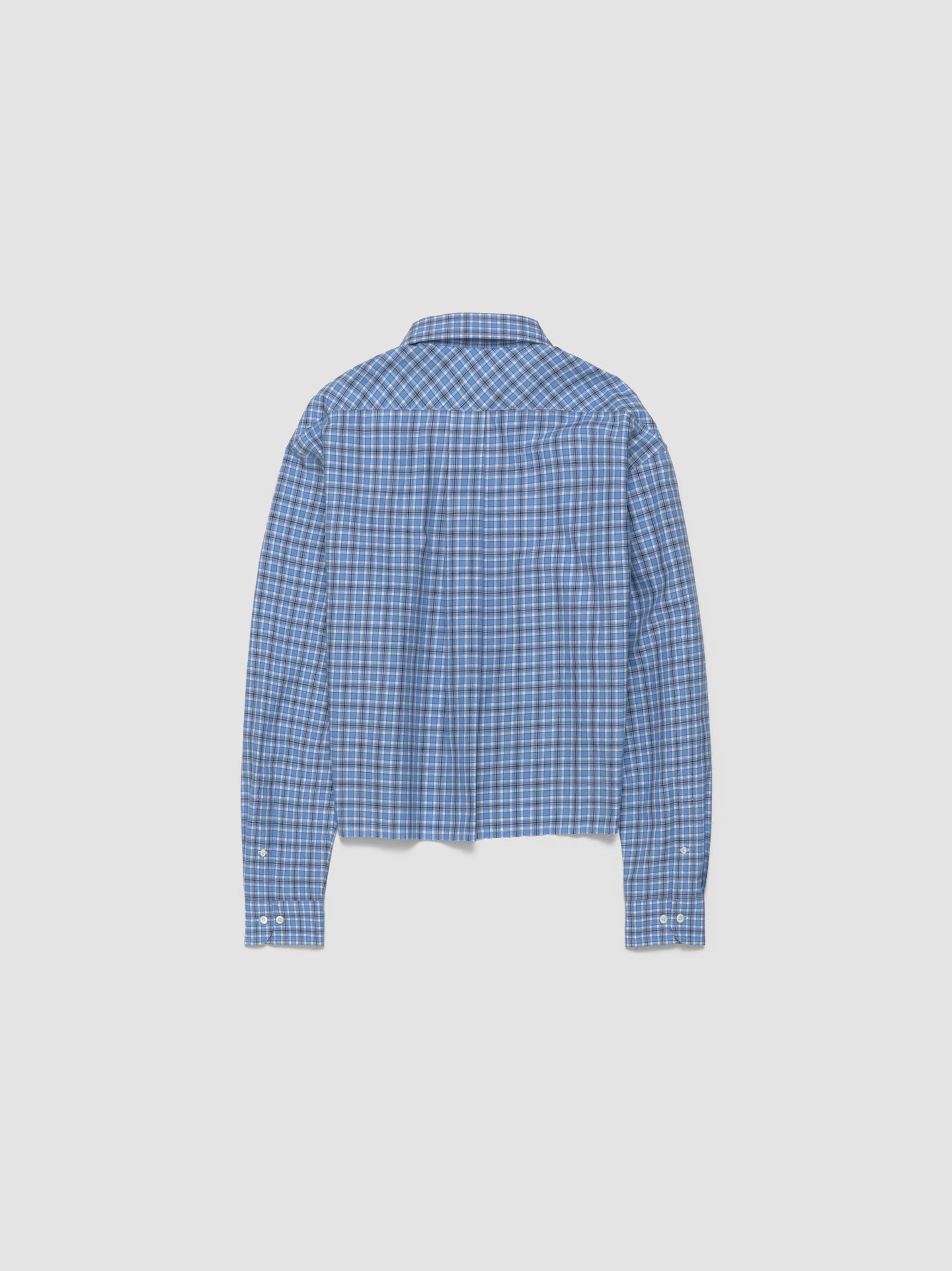 Check Shirt in Celeste & Blue