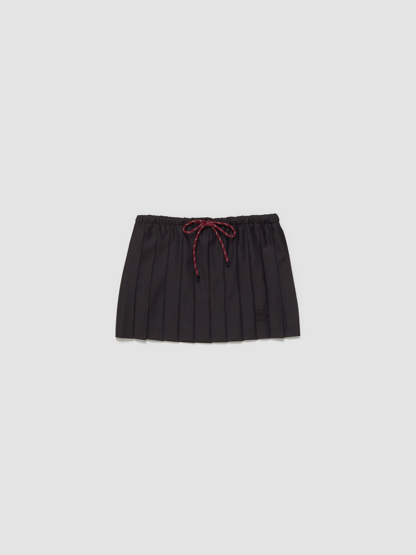 Pleated Batavia Skirt in Brown