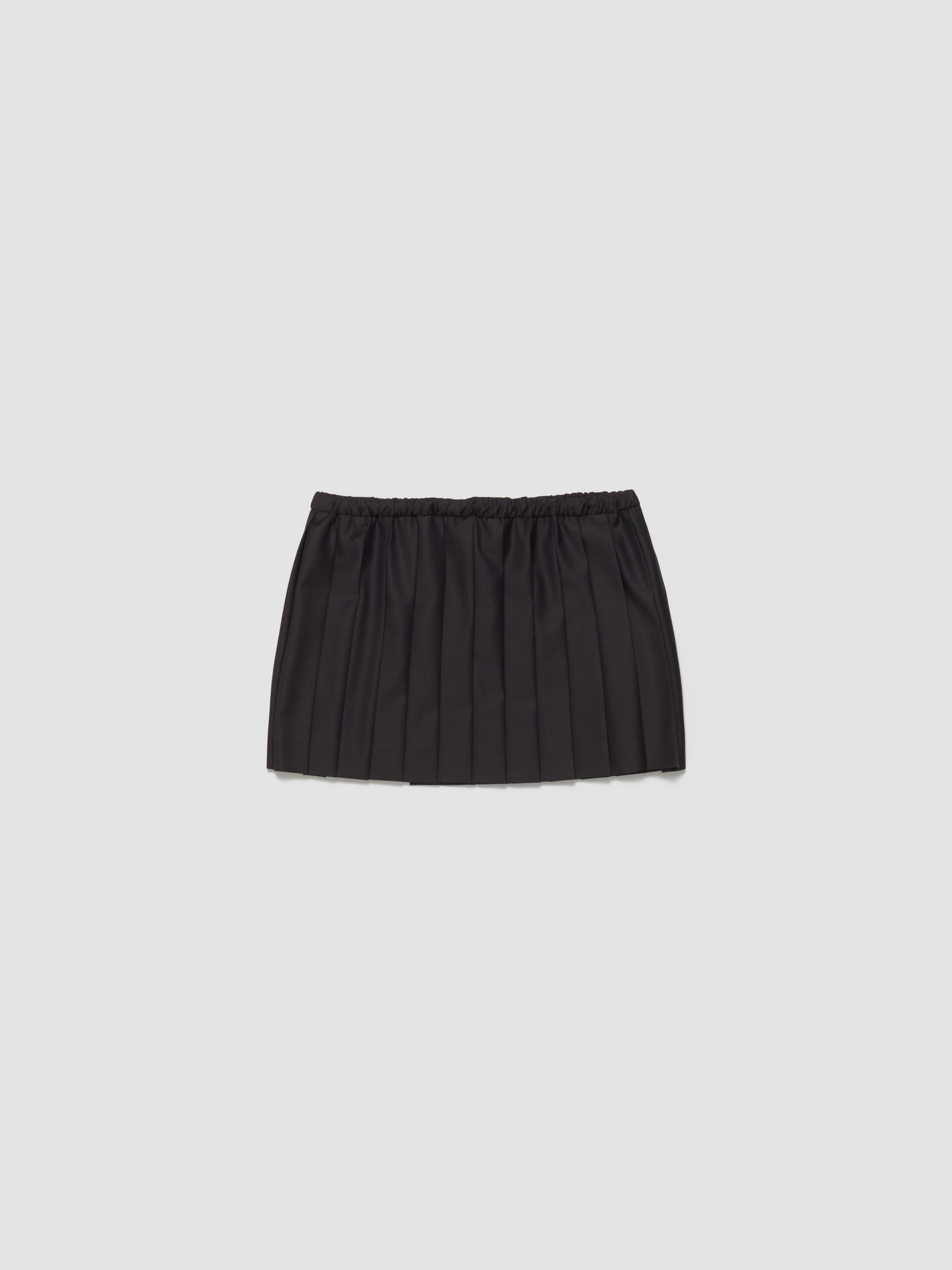 Pleated Batavia Skirt in Brown