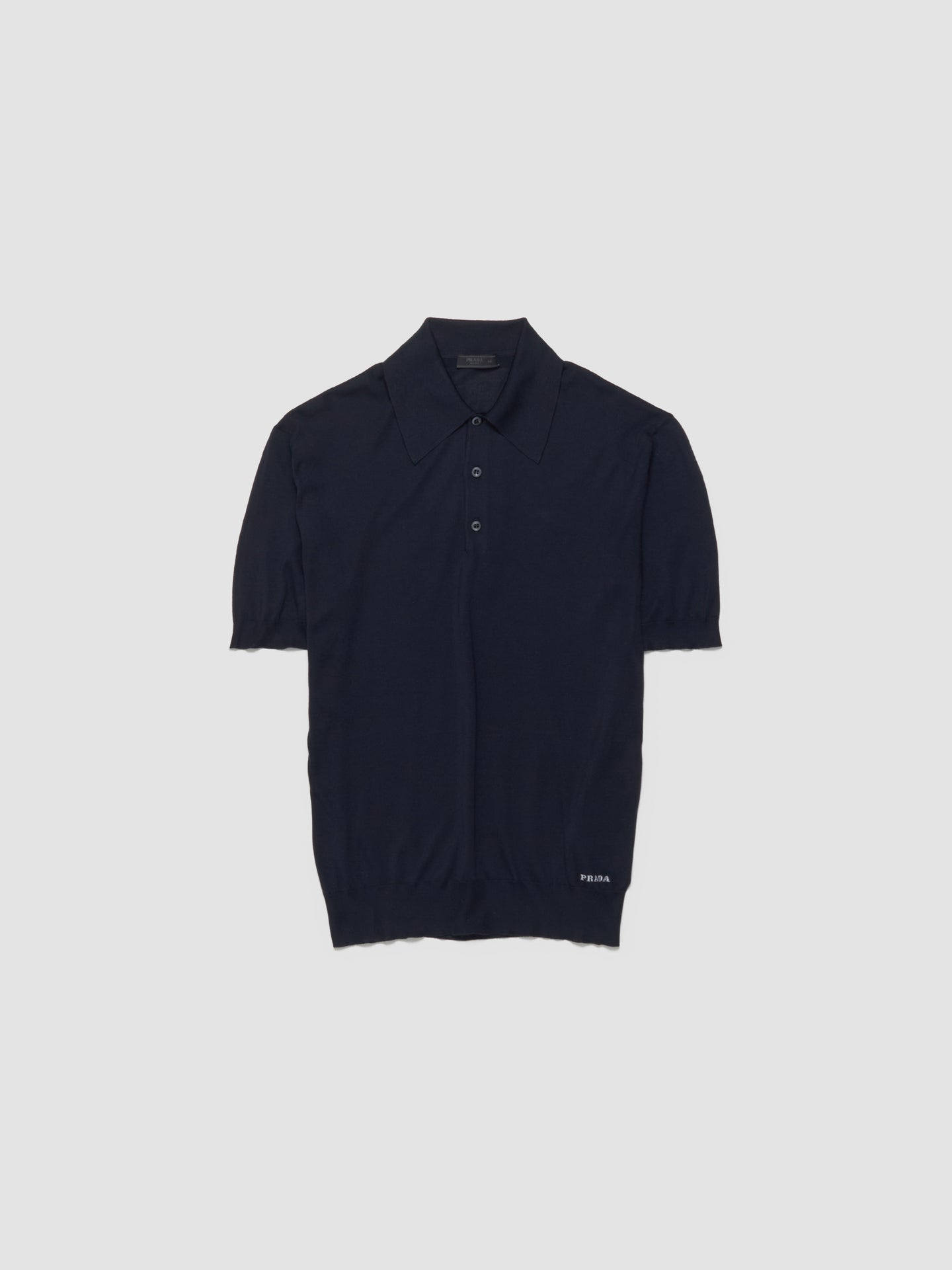 Silk Polo in Blue