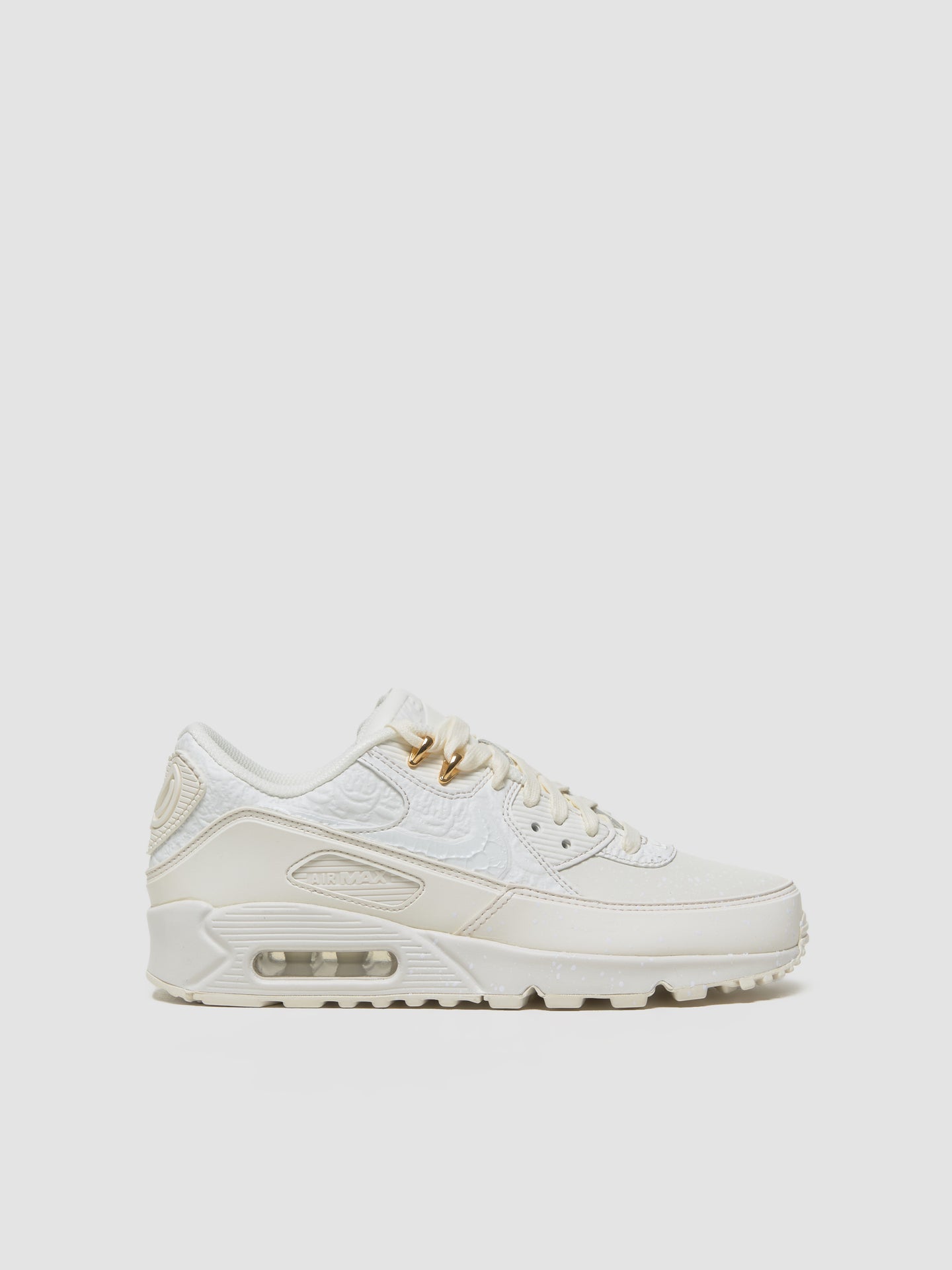 x Slawn Air Max 90 Sneaker in White & Sail