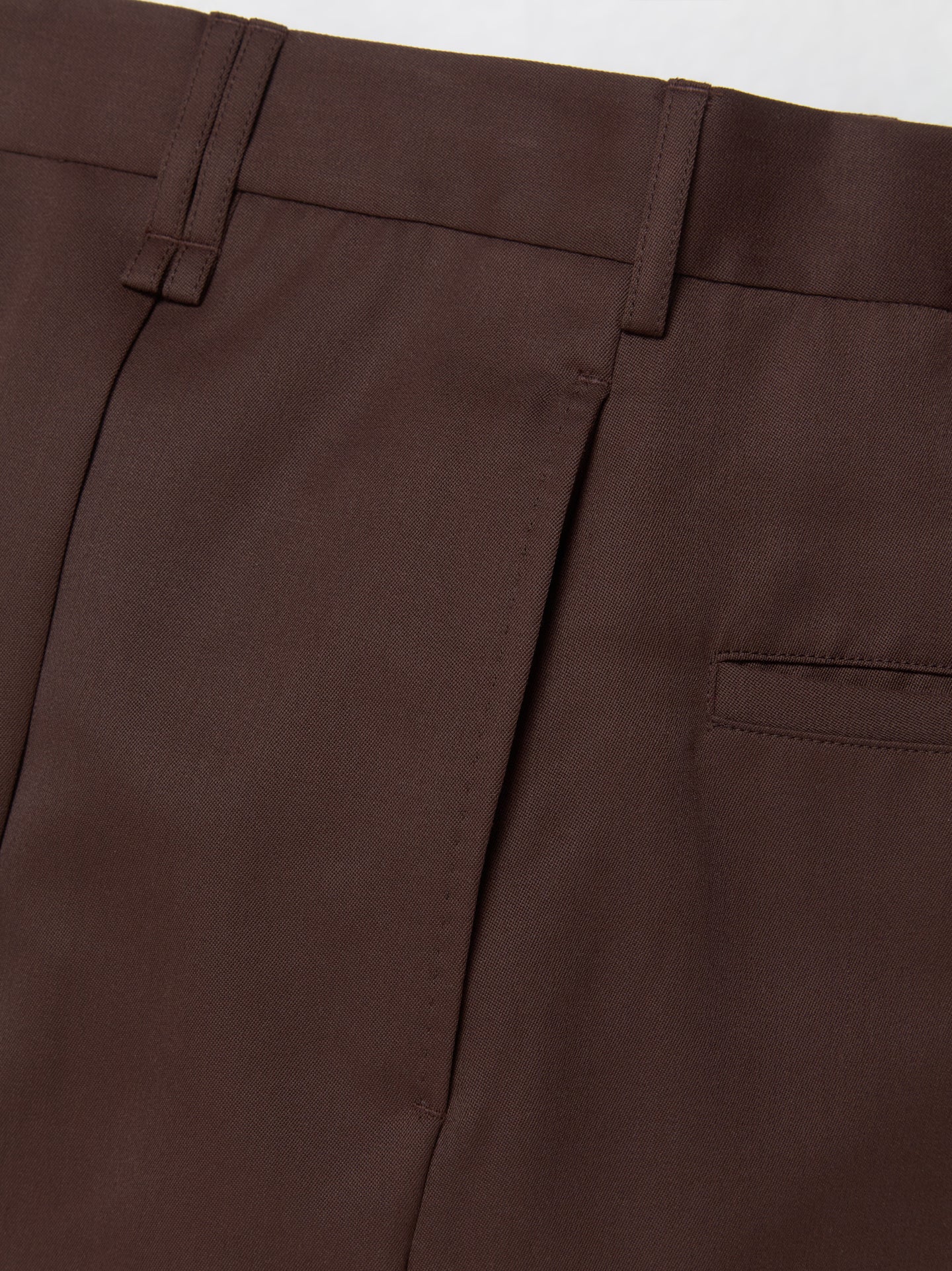 Wide Leg Trousers in Chocolate