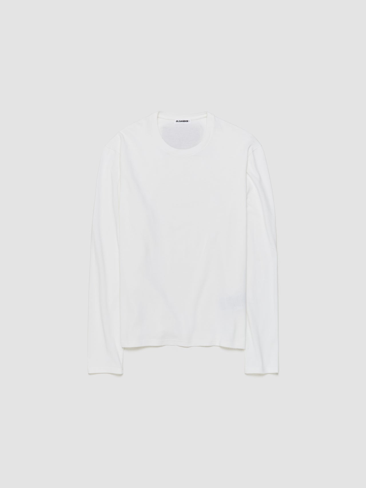 Crewneck Longsleeve T-Shirt in Porcelain