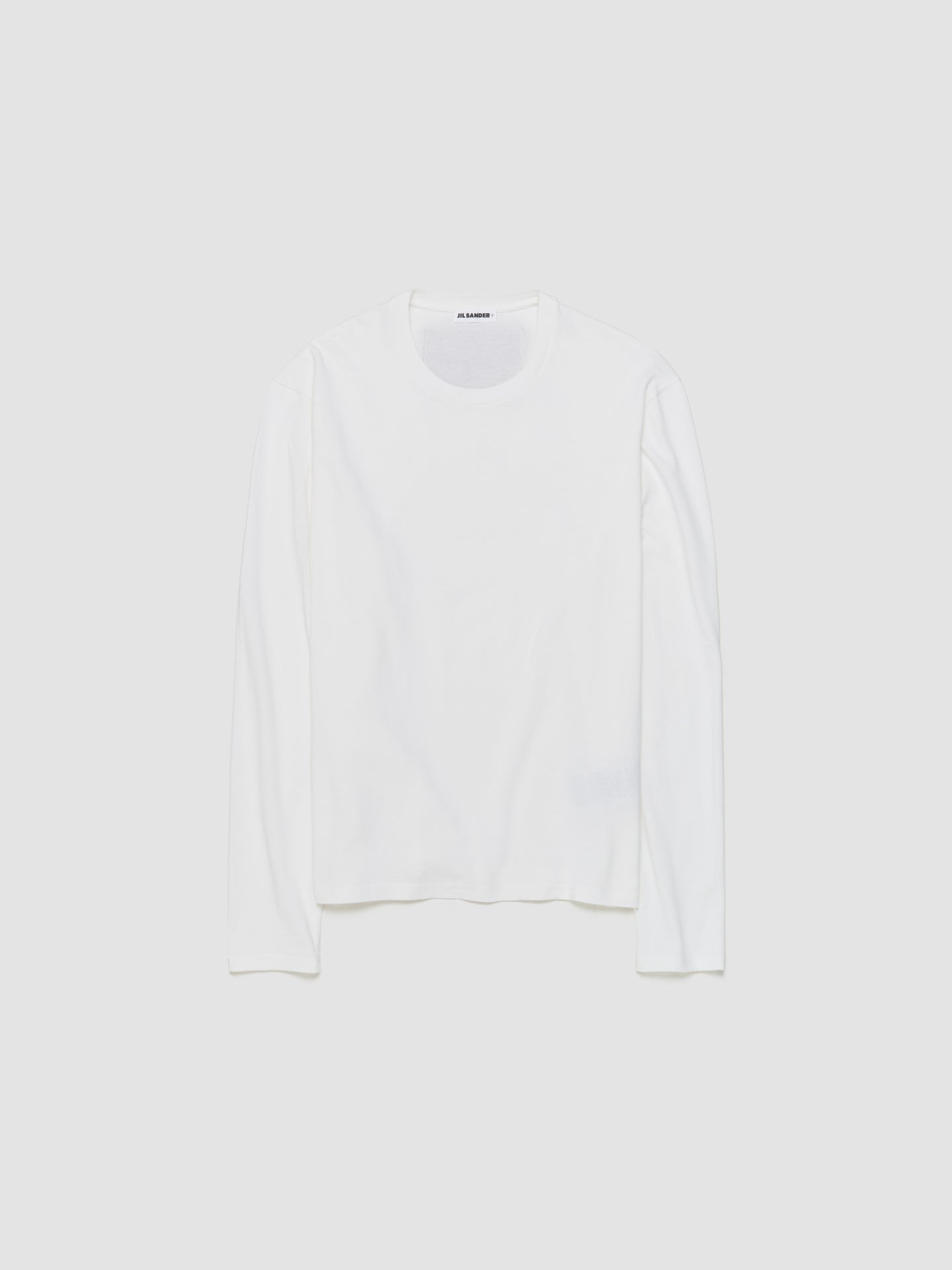 Crewneck Longsleeve T-Shirt in Porcelain