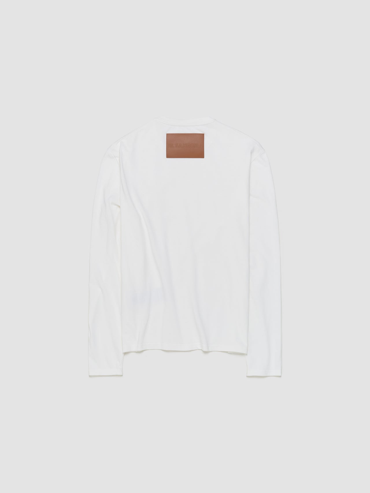 Crewneck Longsleeve T-Shirt in Porcelain