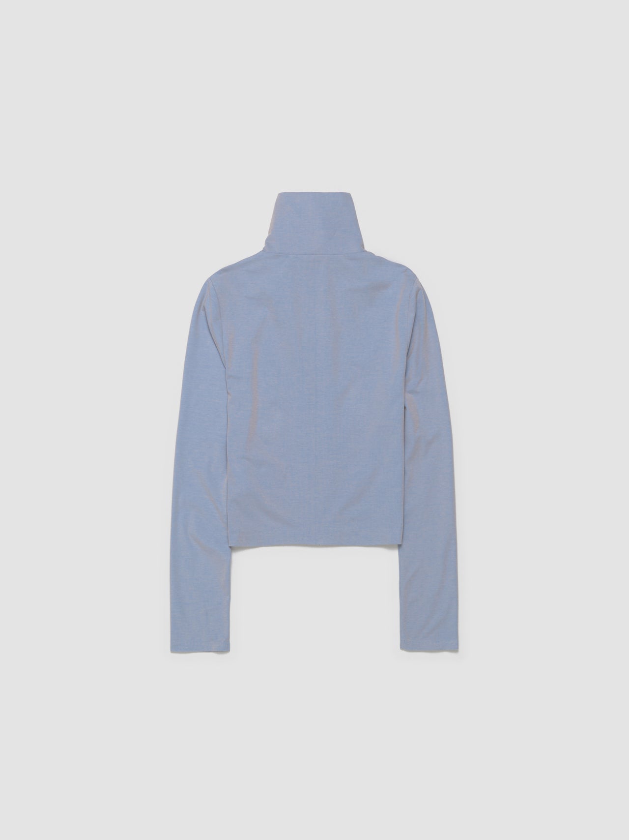 Slim Zip Longsleeve in Solaro Blue