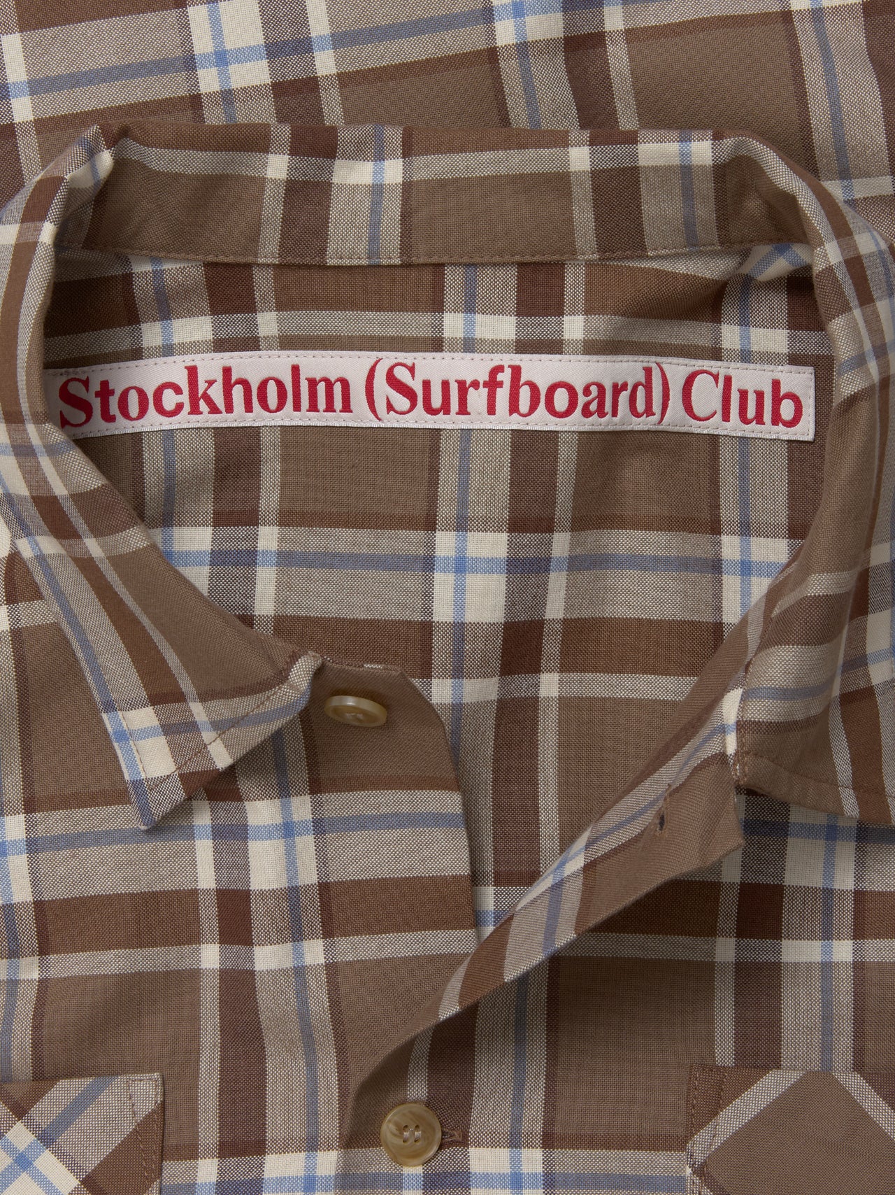 Club Overshirt in Brown Check