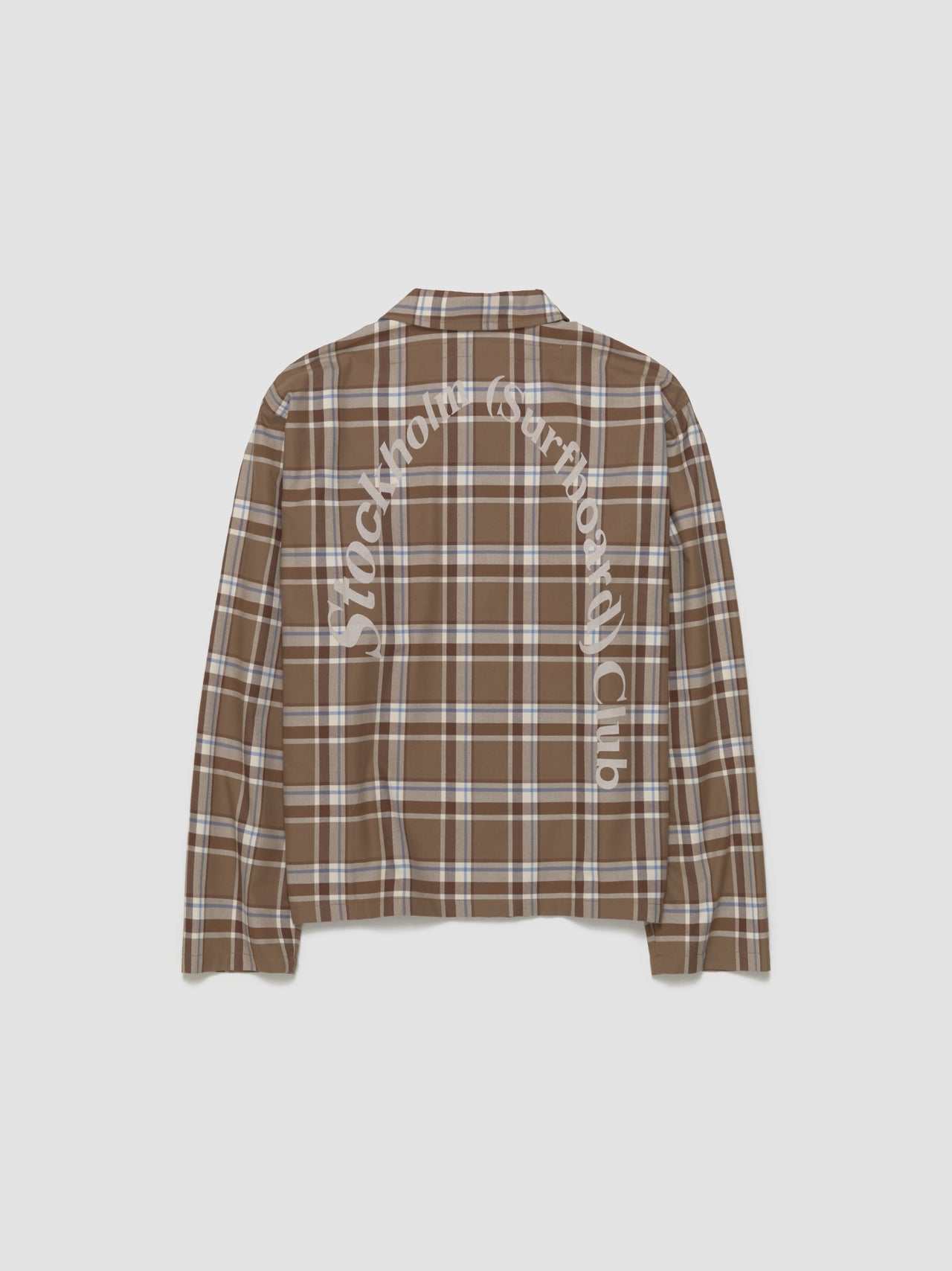 Club Overshirt in Brown Check