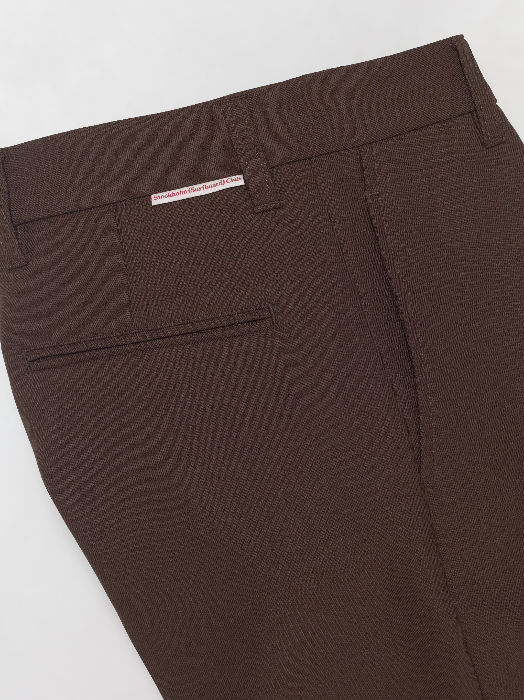 Sune Bootcut Trousers in Brown