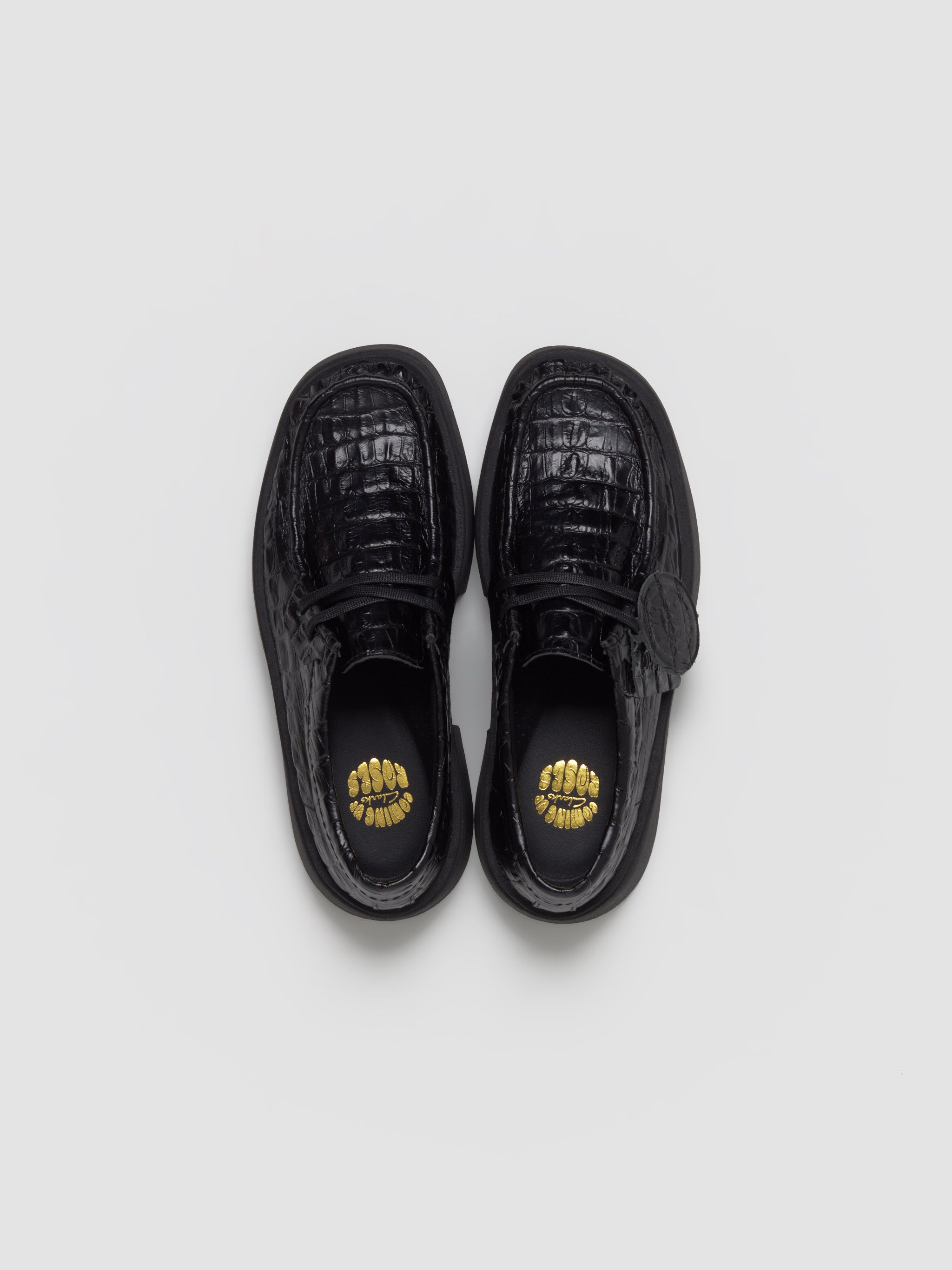 靴 Martin rose clarks black UK8 27cm-27.5cm Clarks x Martine Rose The Oxford 1 - Black Leather – Kith Europe