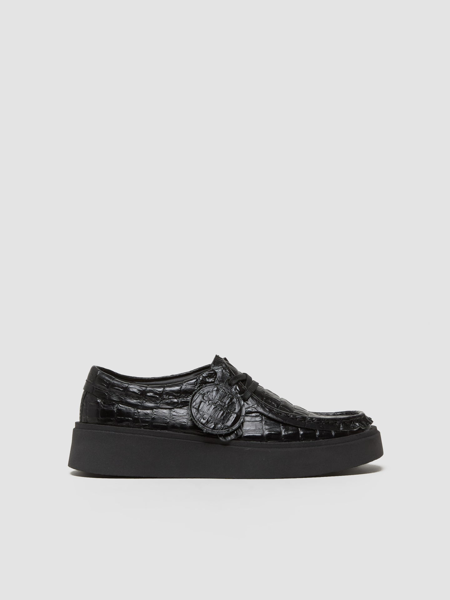 x Martine Rose Women's Torview Shoes in Black Leather