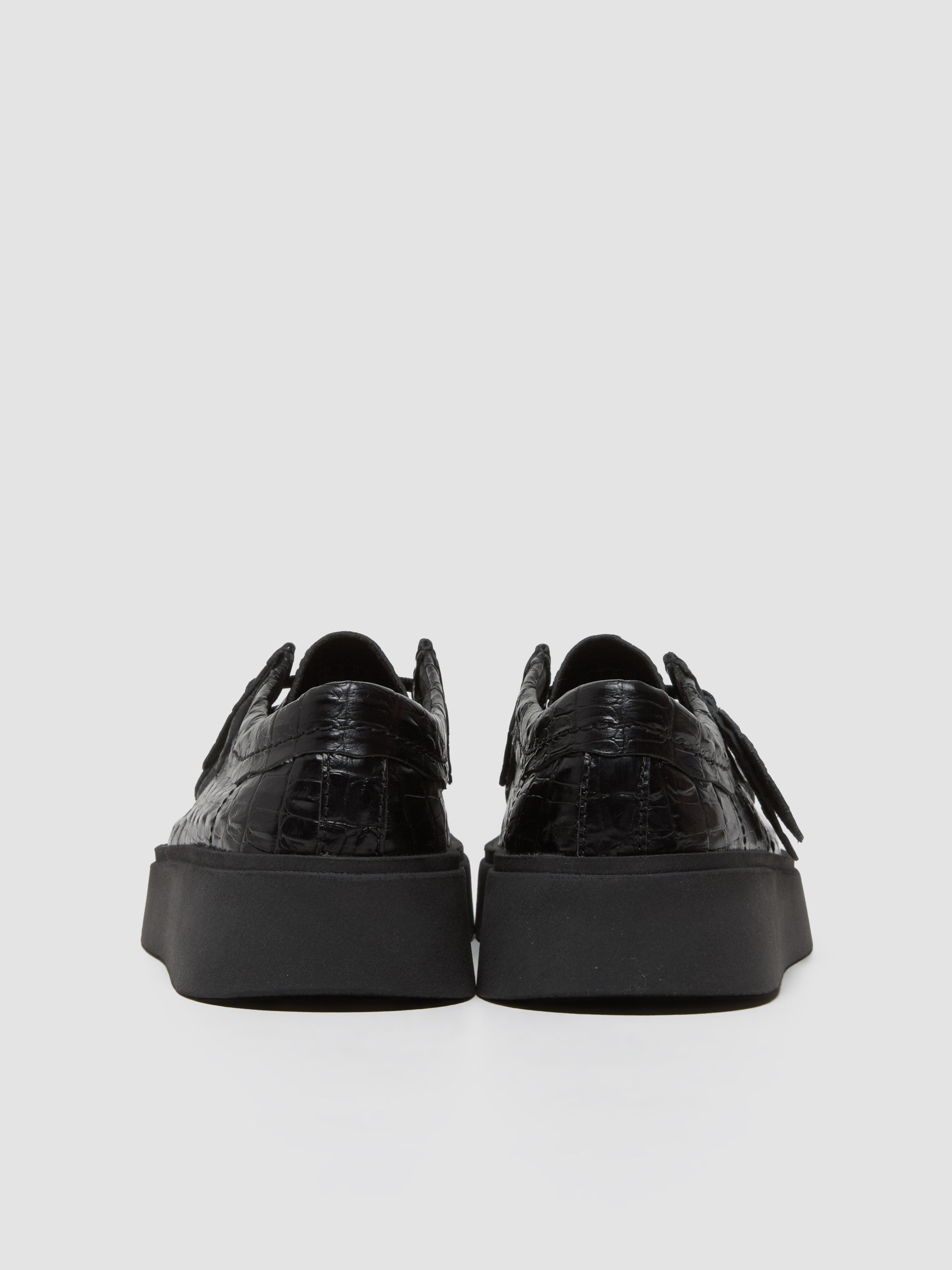 x Martine Rose Women's Torview Shoes in Black Leather