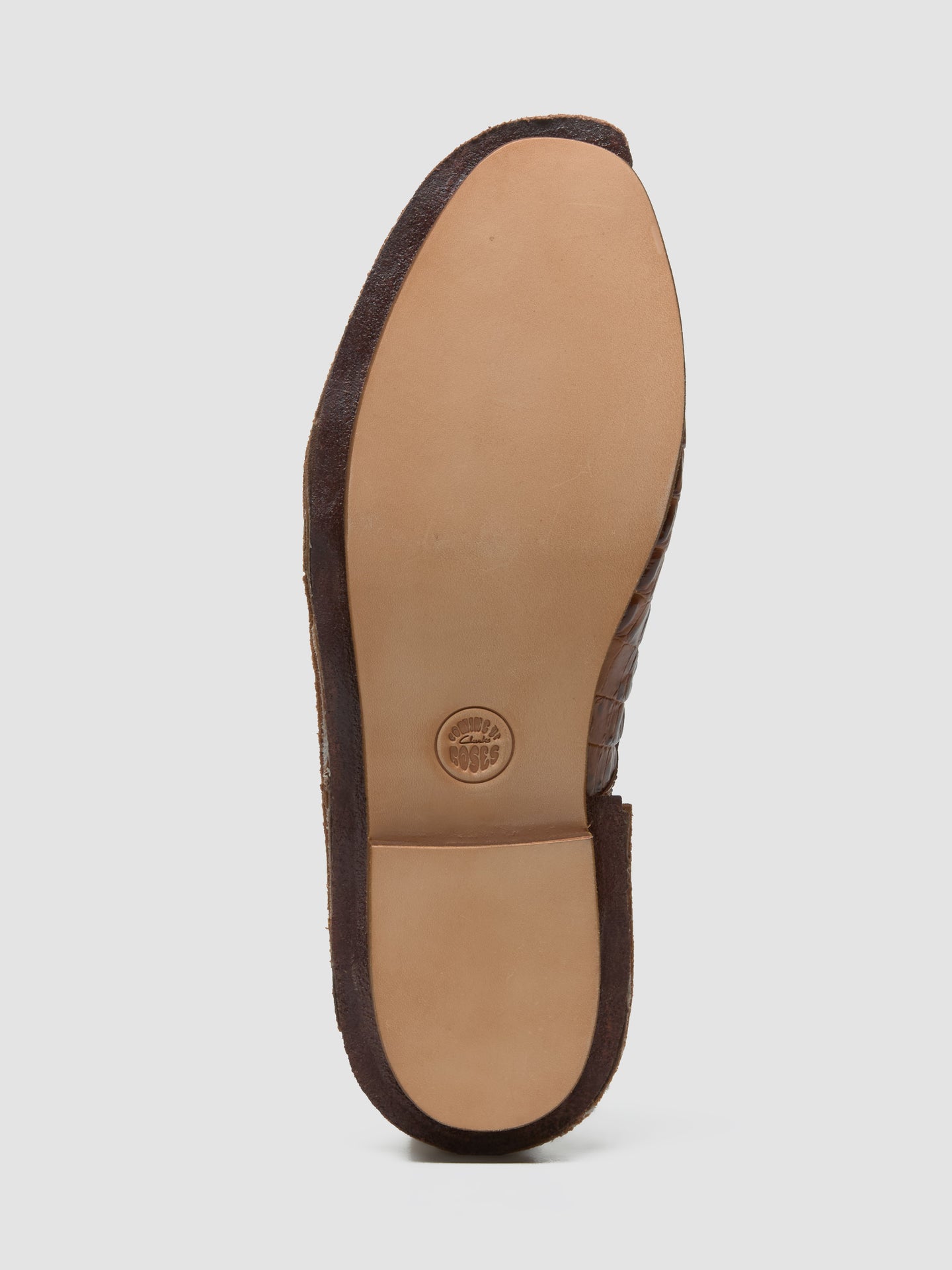 x Martine Rose Derby Shoes in Tan Leather