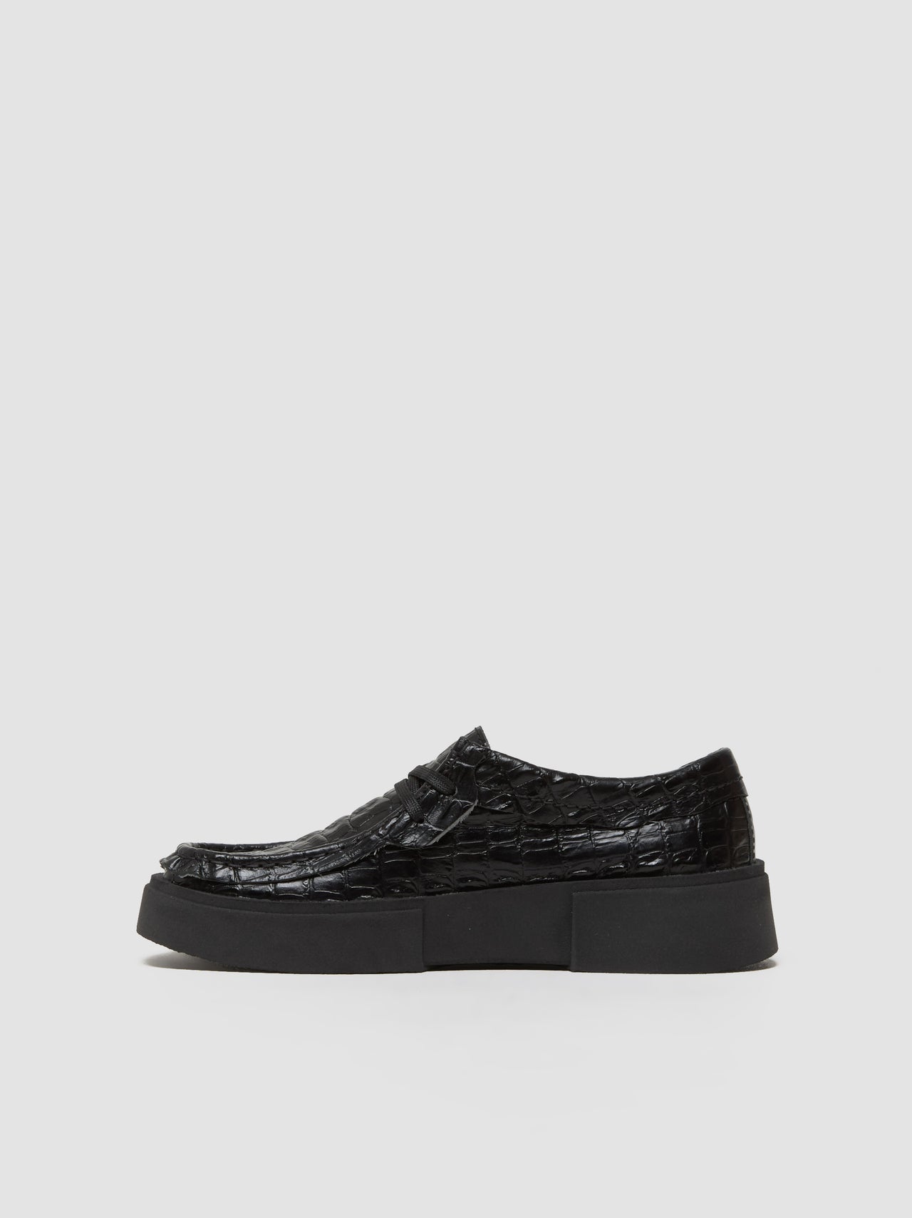 x Martine Rose Women's Torview Shoes in Black Leather