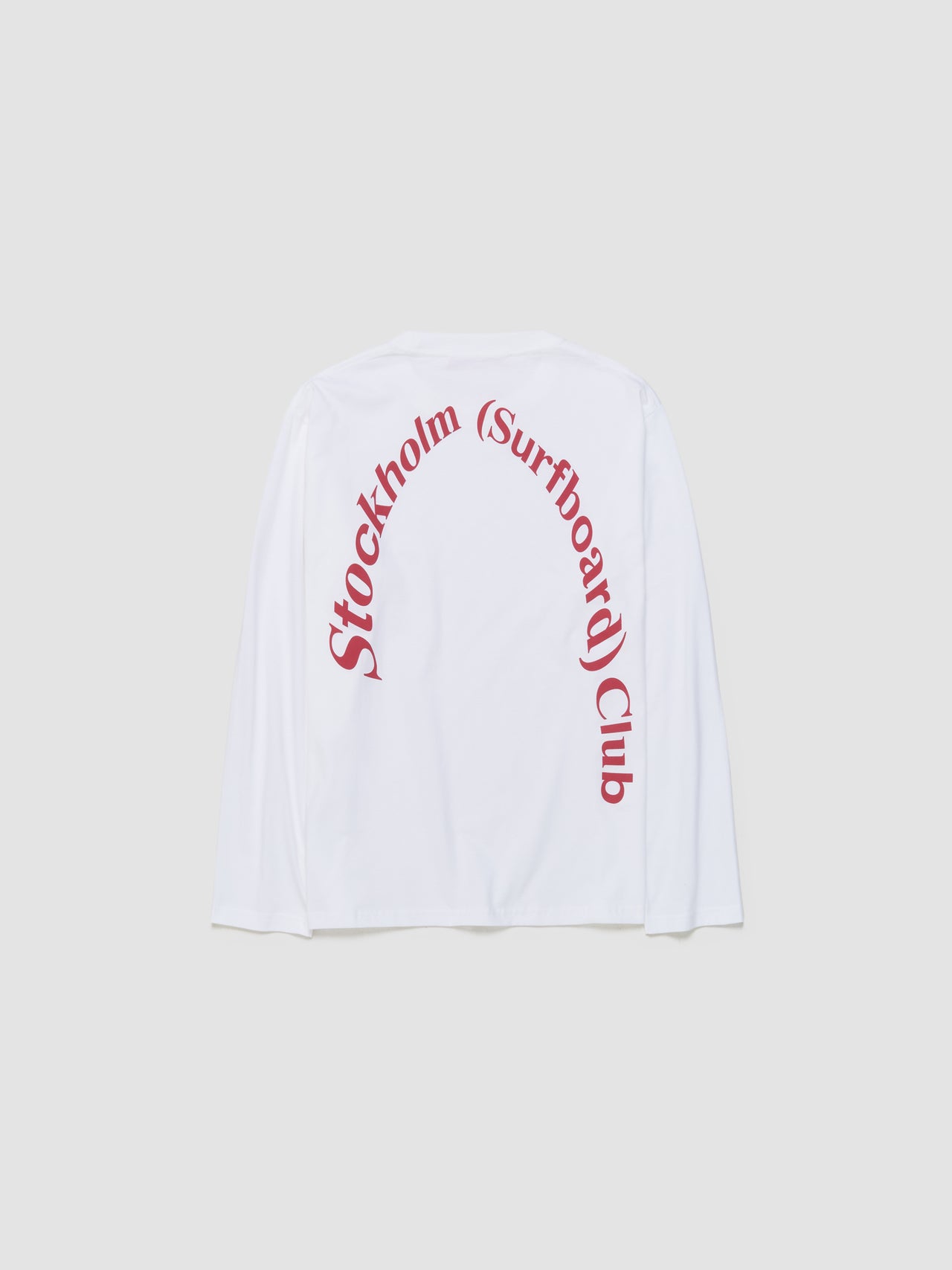 Greg Back Logo Long Sleeve in White