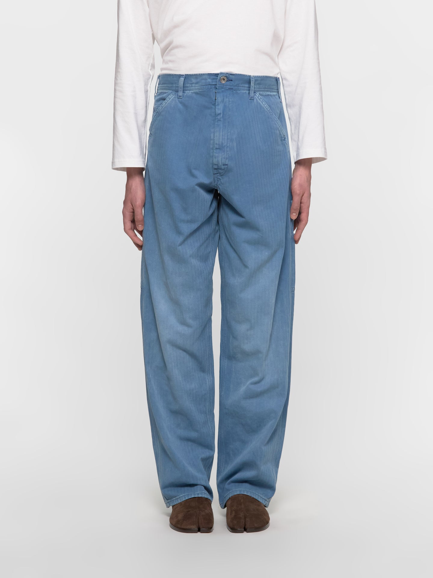 5-Pocket Denim Pants in Blue