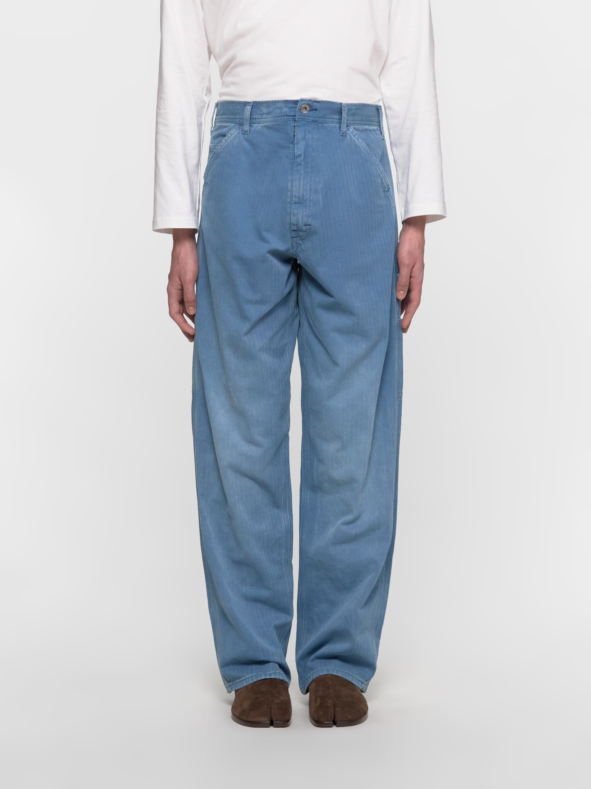 5-Pocket Denim Pants in Blue