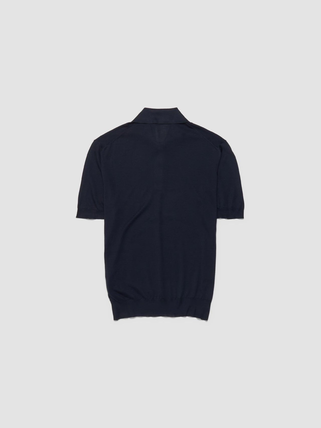 Silk Polo in Blue