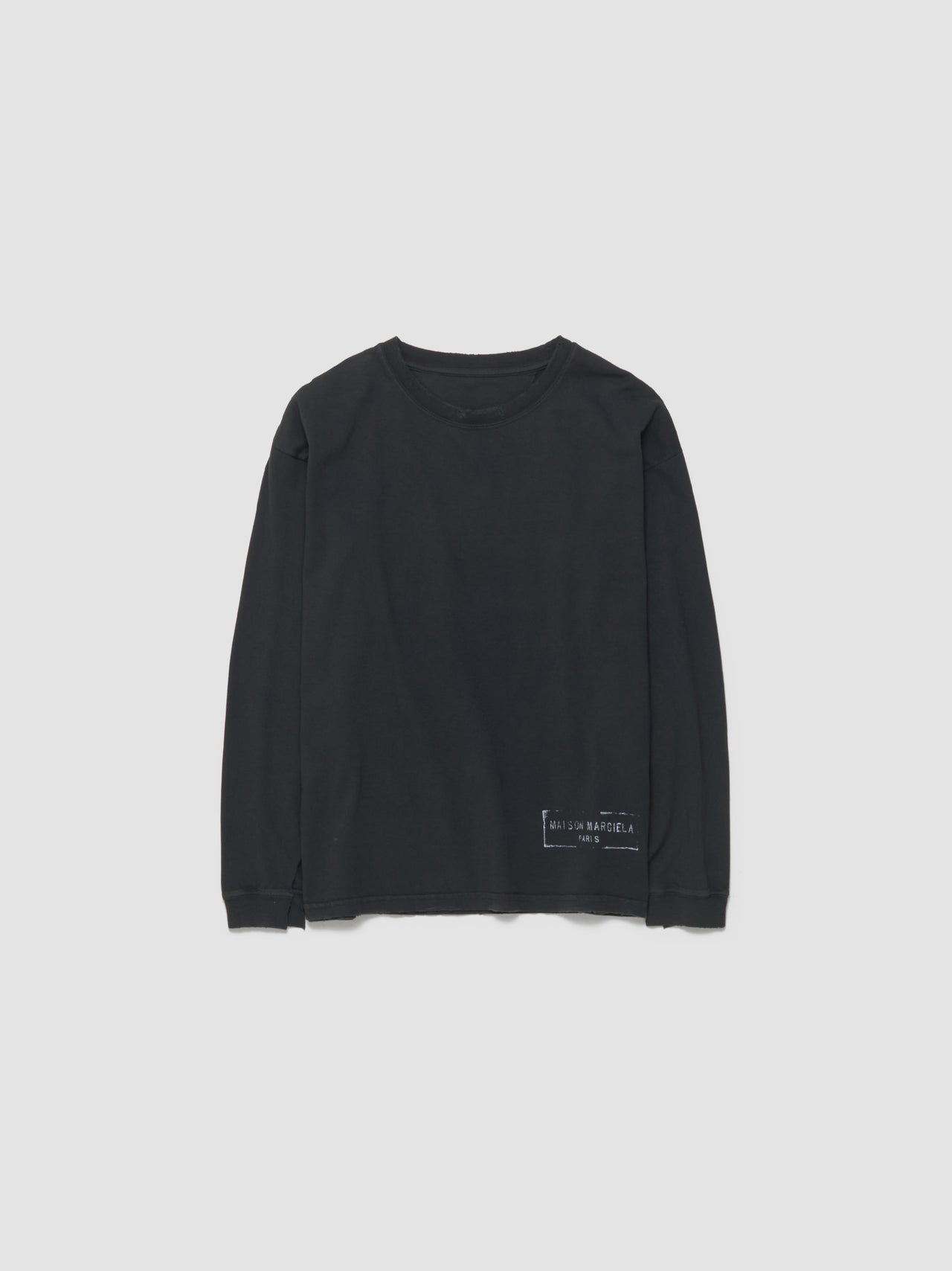 Logo T-Shirt in Washed Black