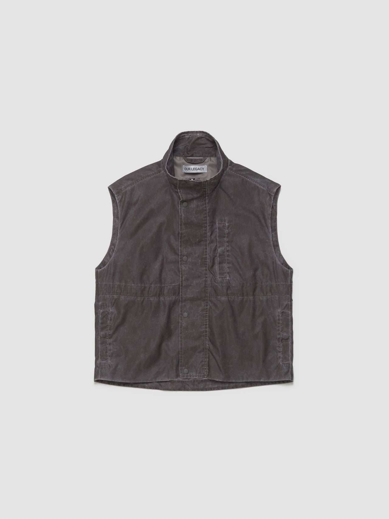 Firm Vest in Brown Wash Out