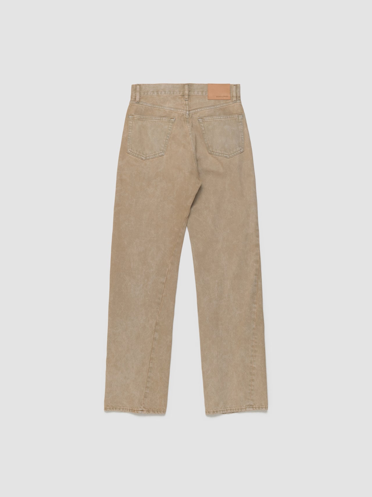 Straight Twist Pant in Dyed Natural