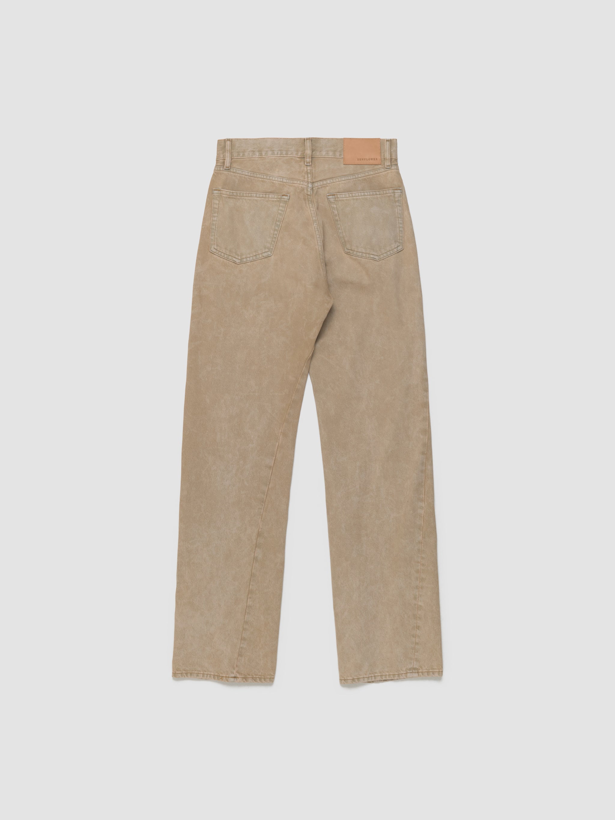 Straight Twist Pant in Dyed Natural