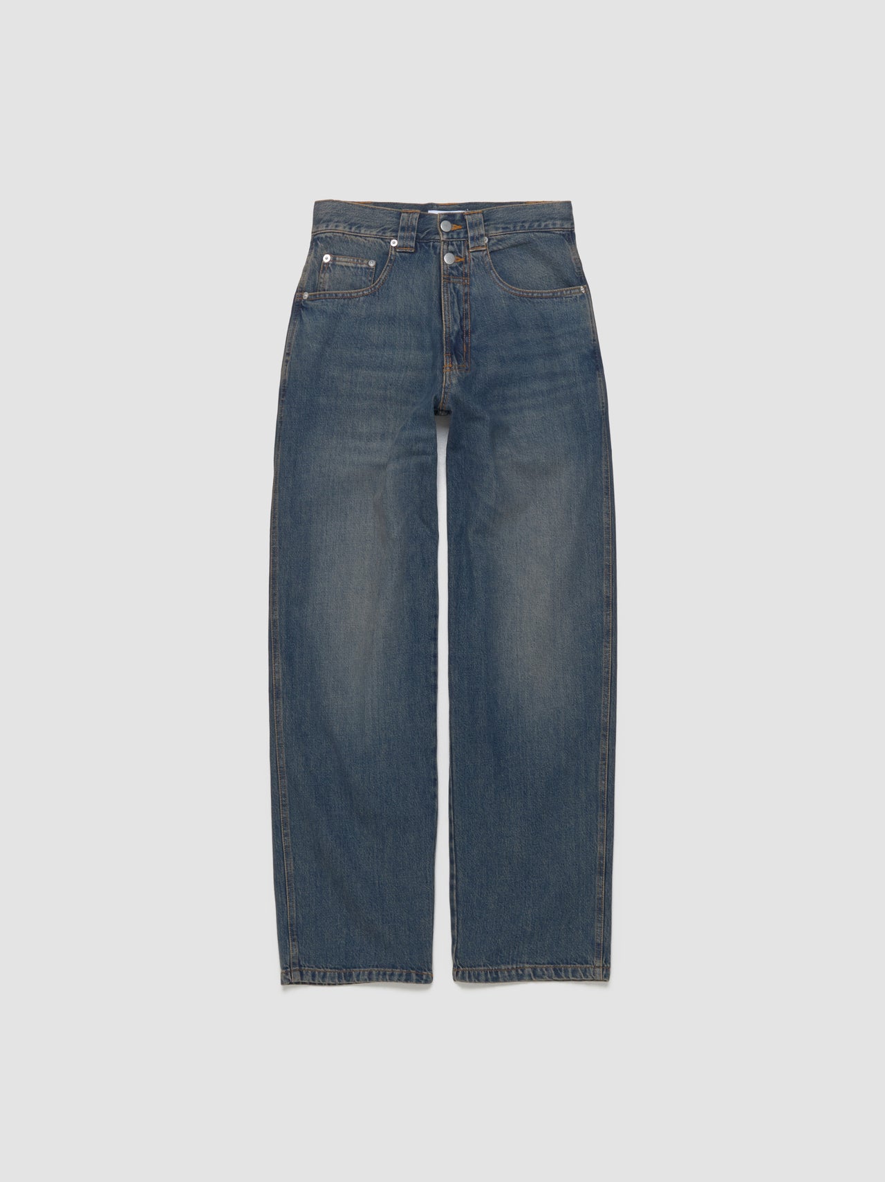 Baggy Trousers in Dark Blue