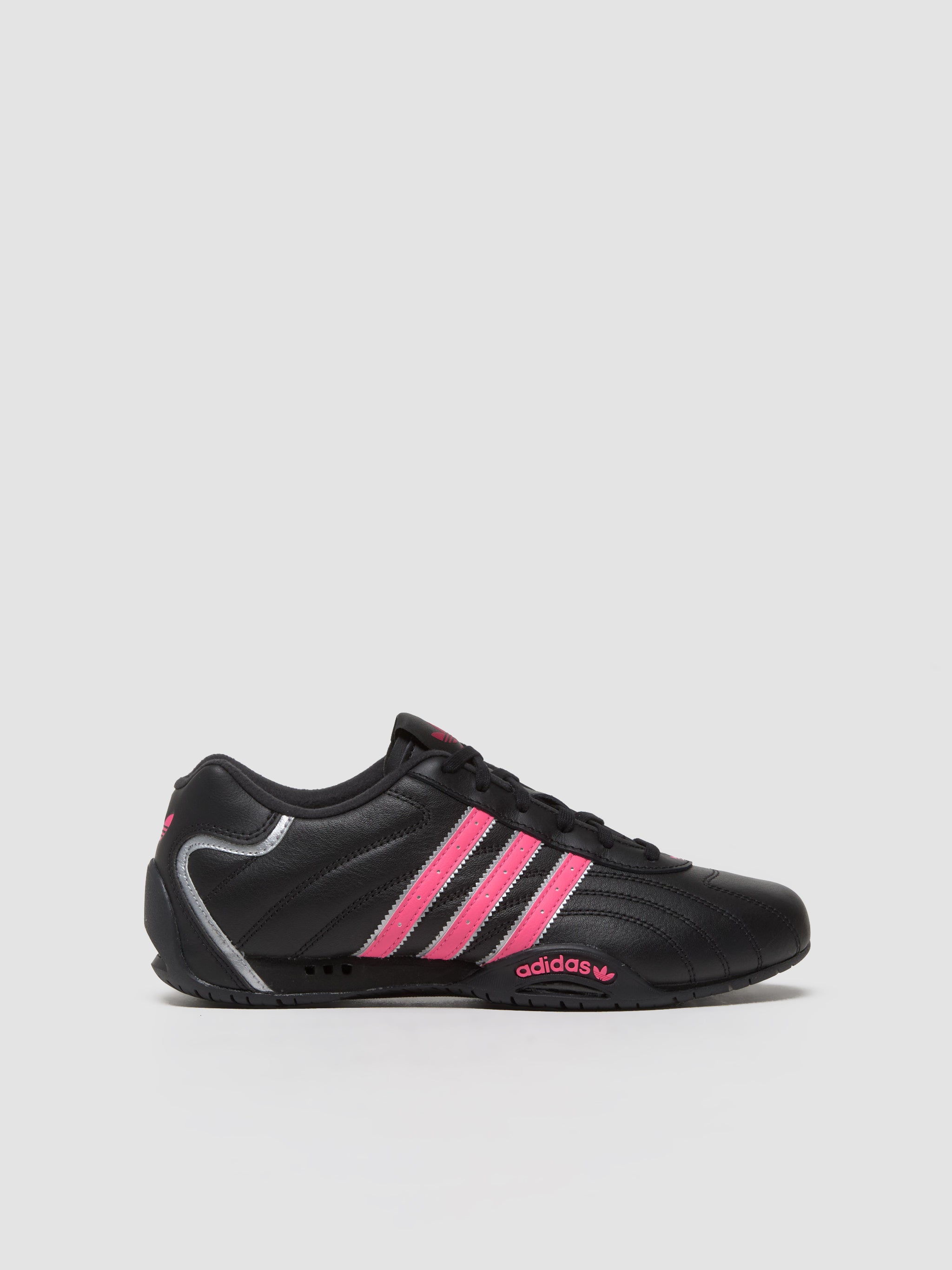 WMNS Adiracer LT Sneaker in Core Black & Lucid Pink