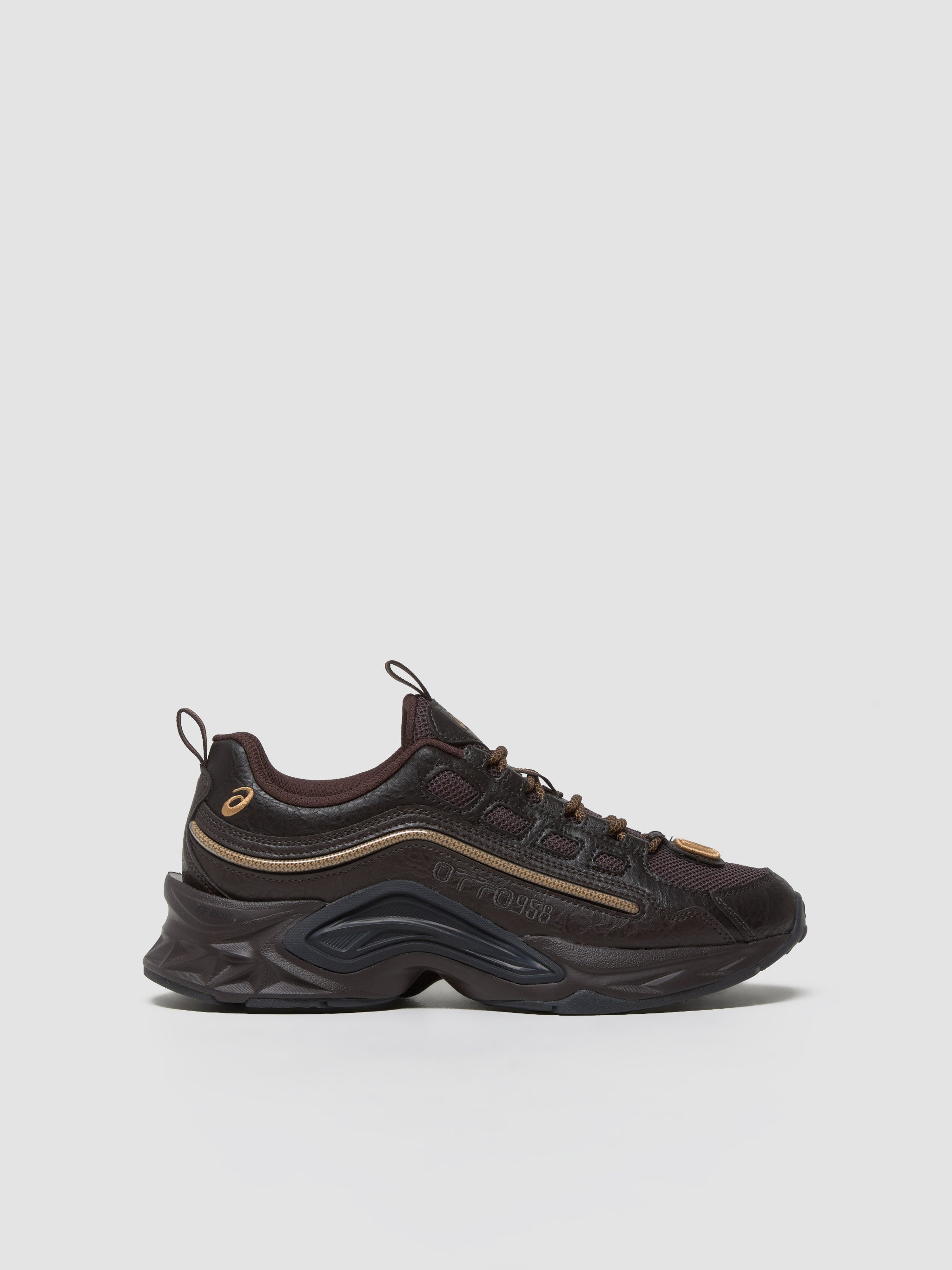 x OTTO 958 PROTOBLAST-CMLVIII Sneaker in Dark Brown & Pure Gold