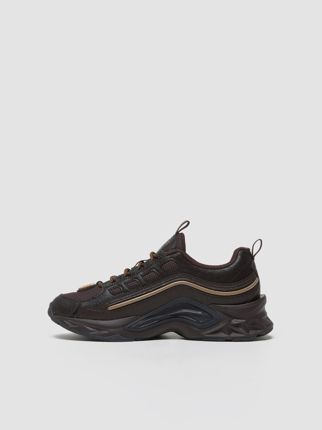 x OTTO 958 PROTOBLAST-CMLVIII Sneaker in Dark Brown & Pure Gold