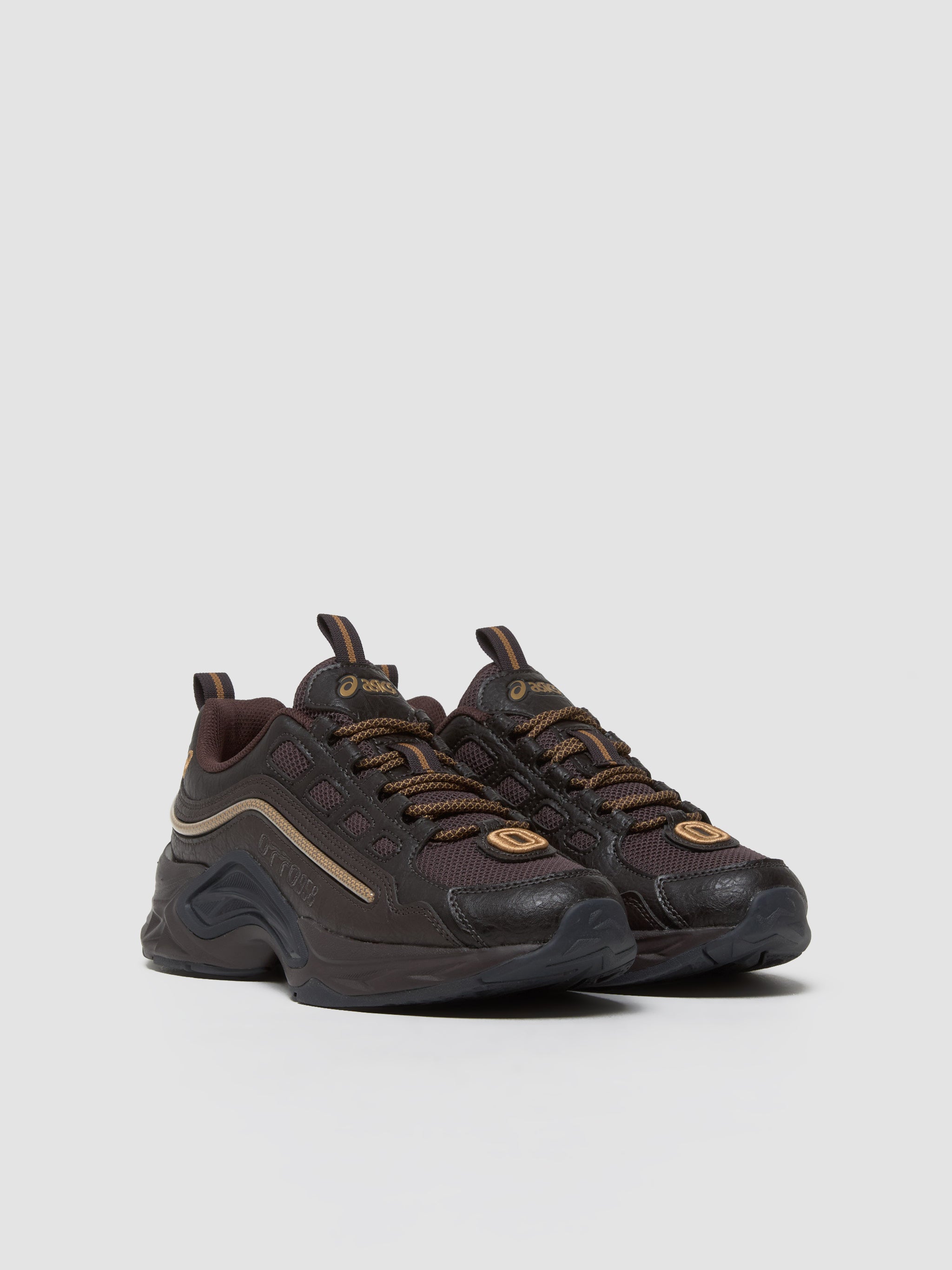 x OTTO 958 PROTOBLAST-CMLVIII Sneaker in Dark Brown & Pure Gold