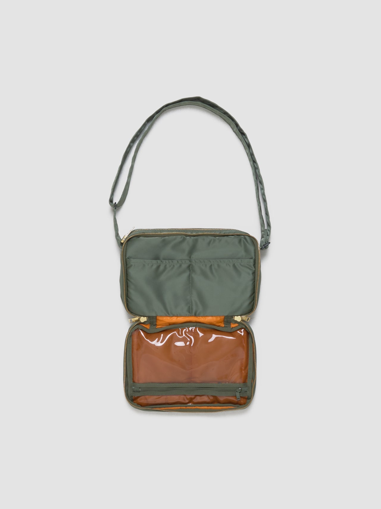 Small Tanker Shoulder Bag in Sage Green