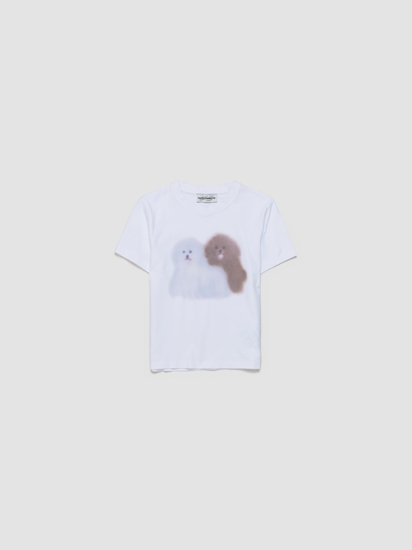 Doggy Puppy Style T-Shirt in White