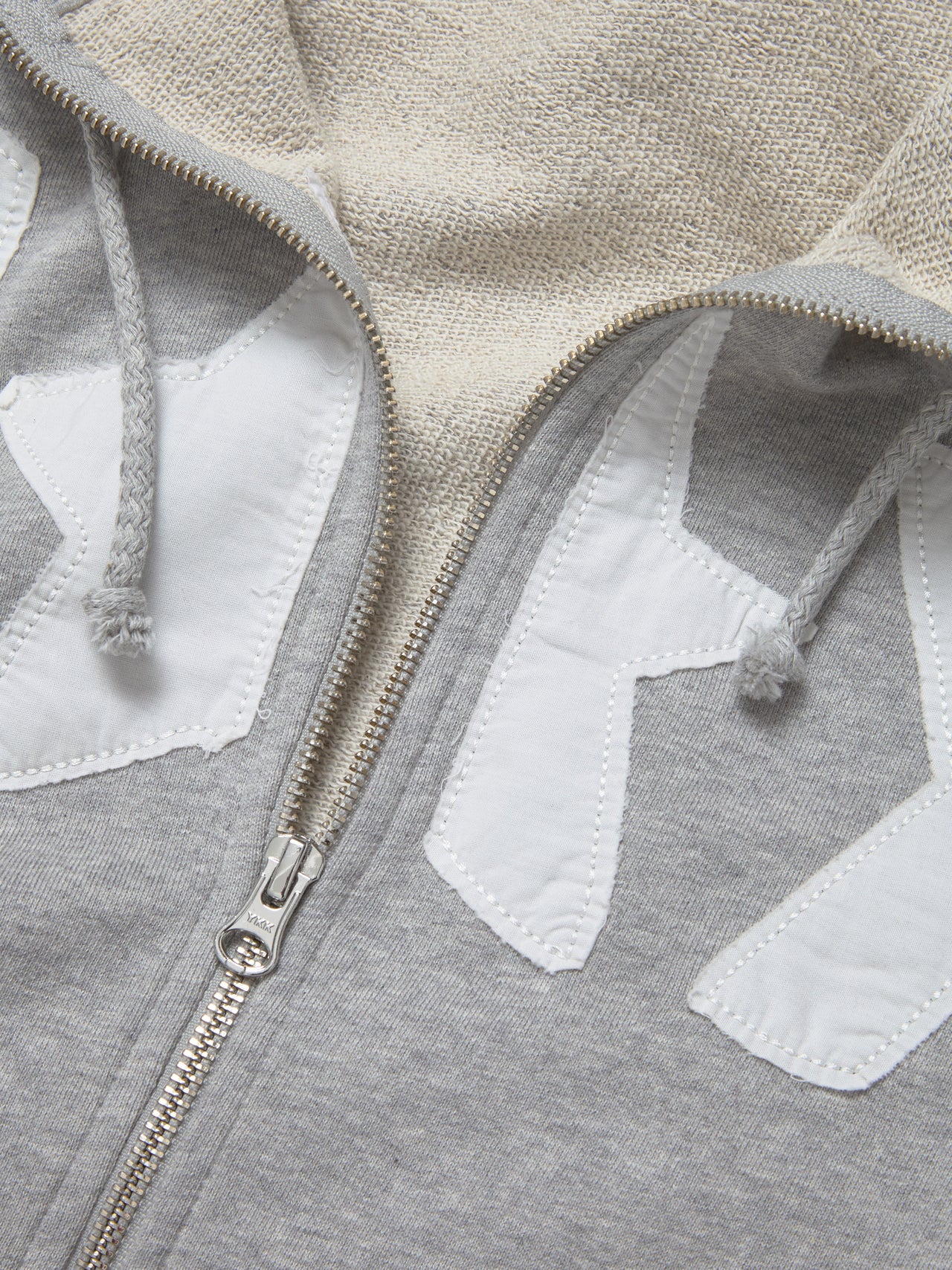 Stellar Sass Zip Hoodie in Melange Grey