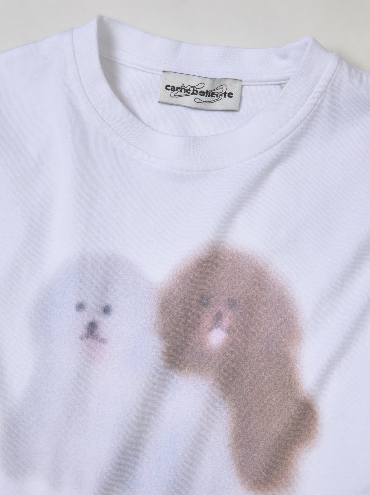 Doggy Puppy Style T-Shirt in White