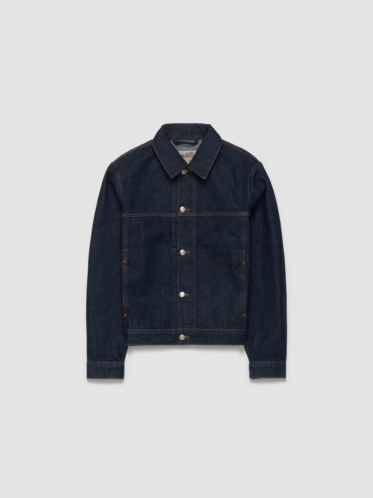 Trucker Denim Jacket in Rinsed Indigo