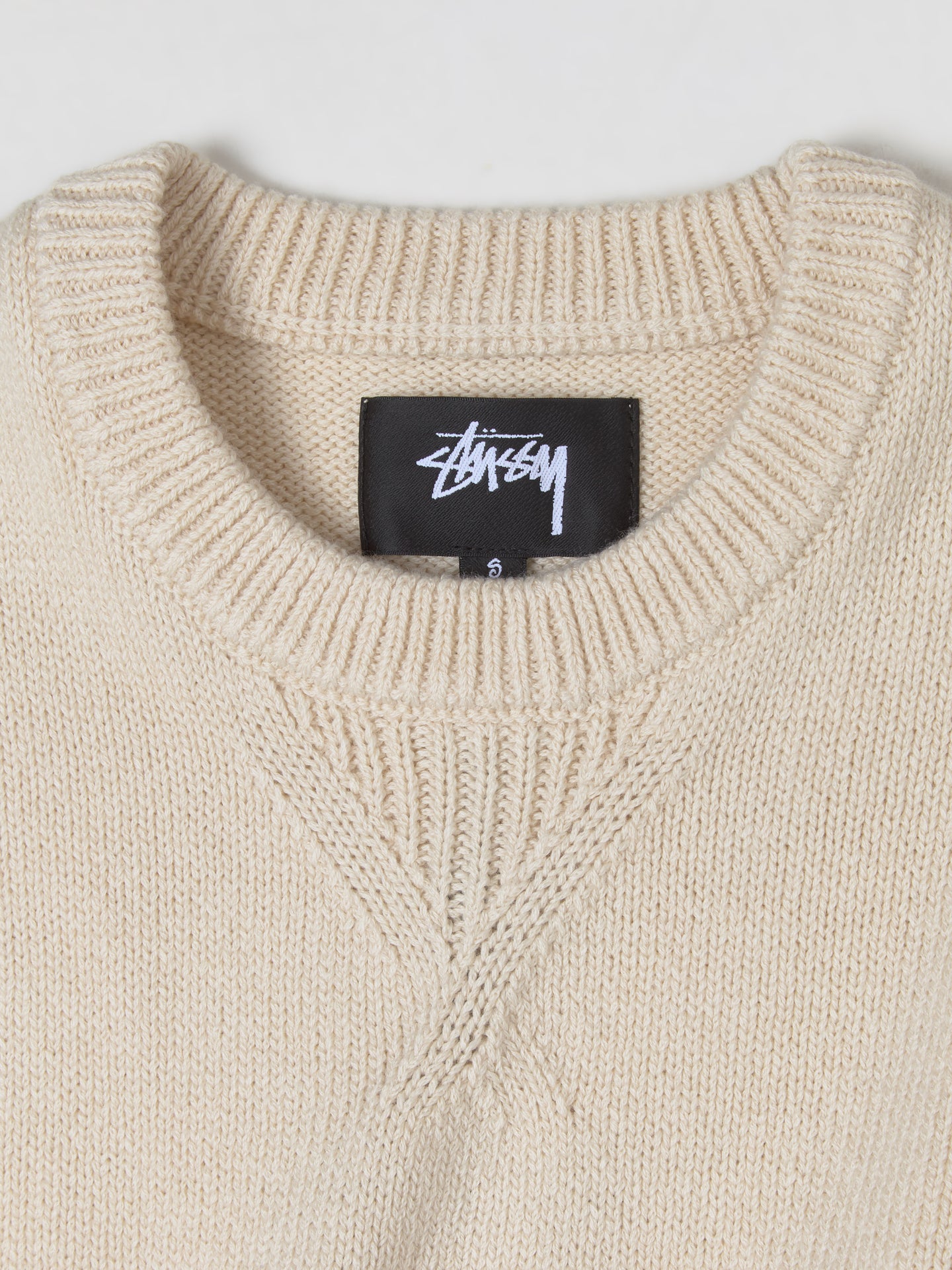 Handwritten Crew Sweatshirt in Natural