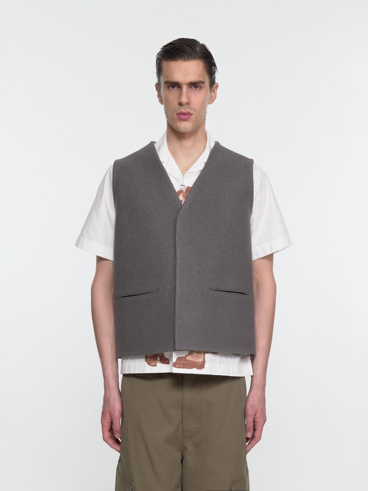 Walker Gilet in Argile