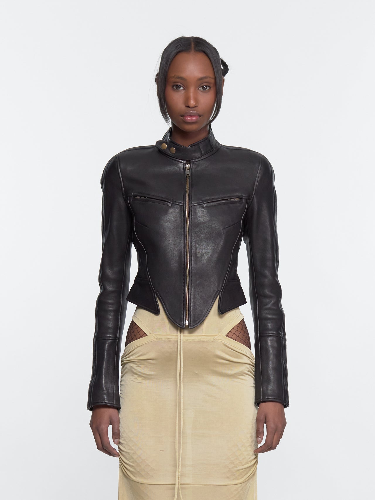 Claw Biker Jacket in Black