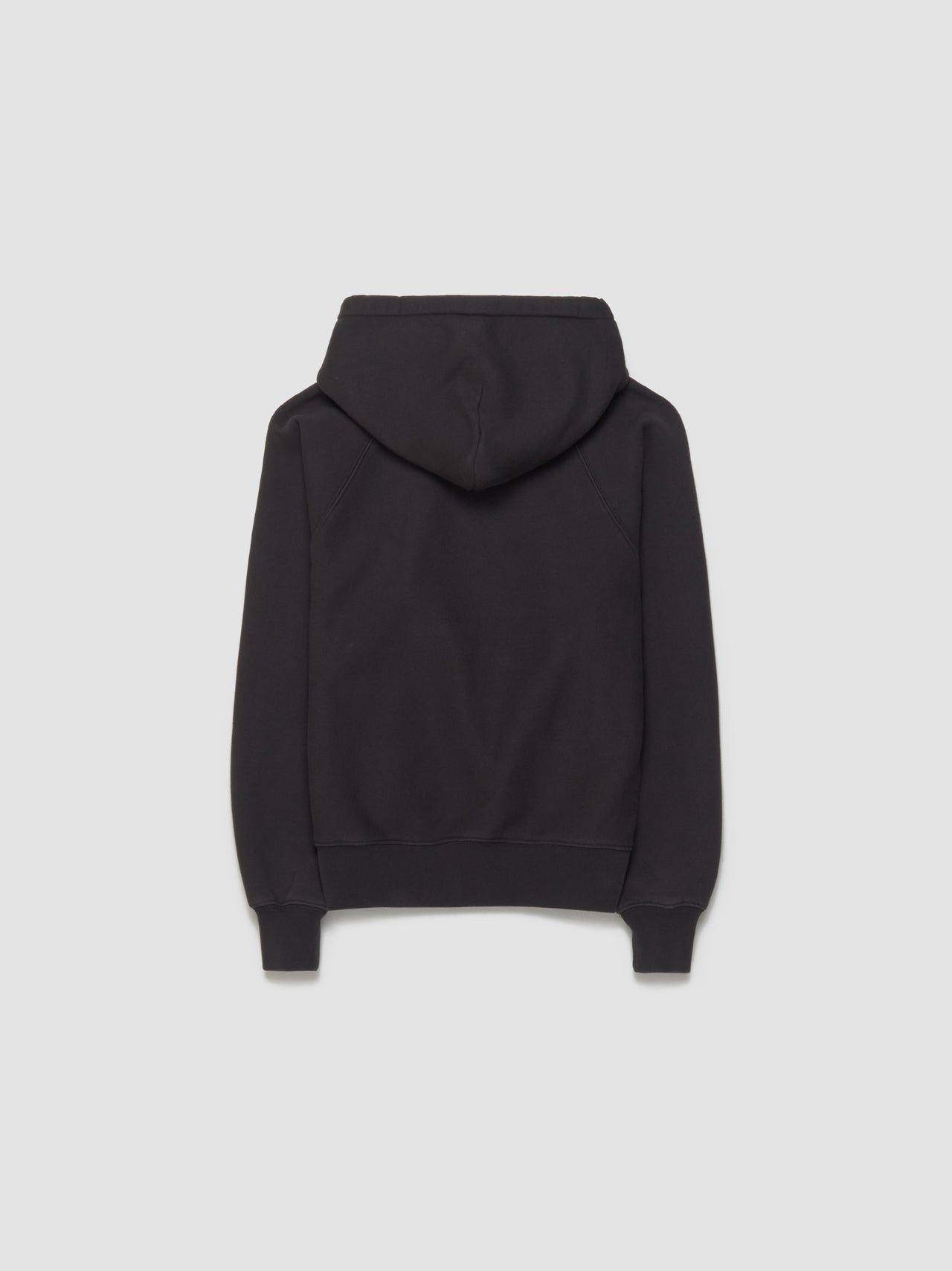 Fleece Hoodie in Washed Black