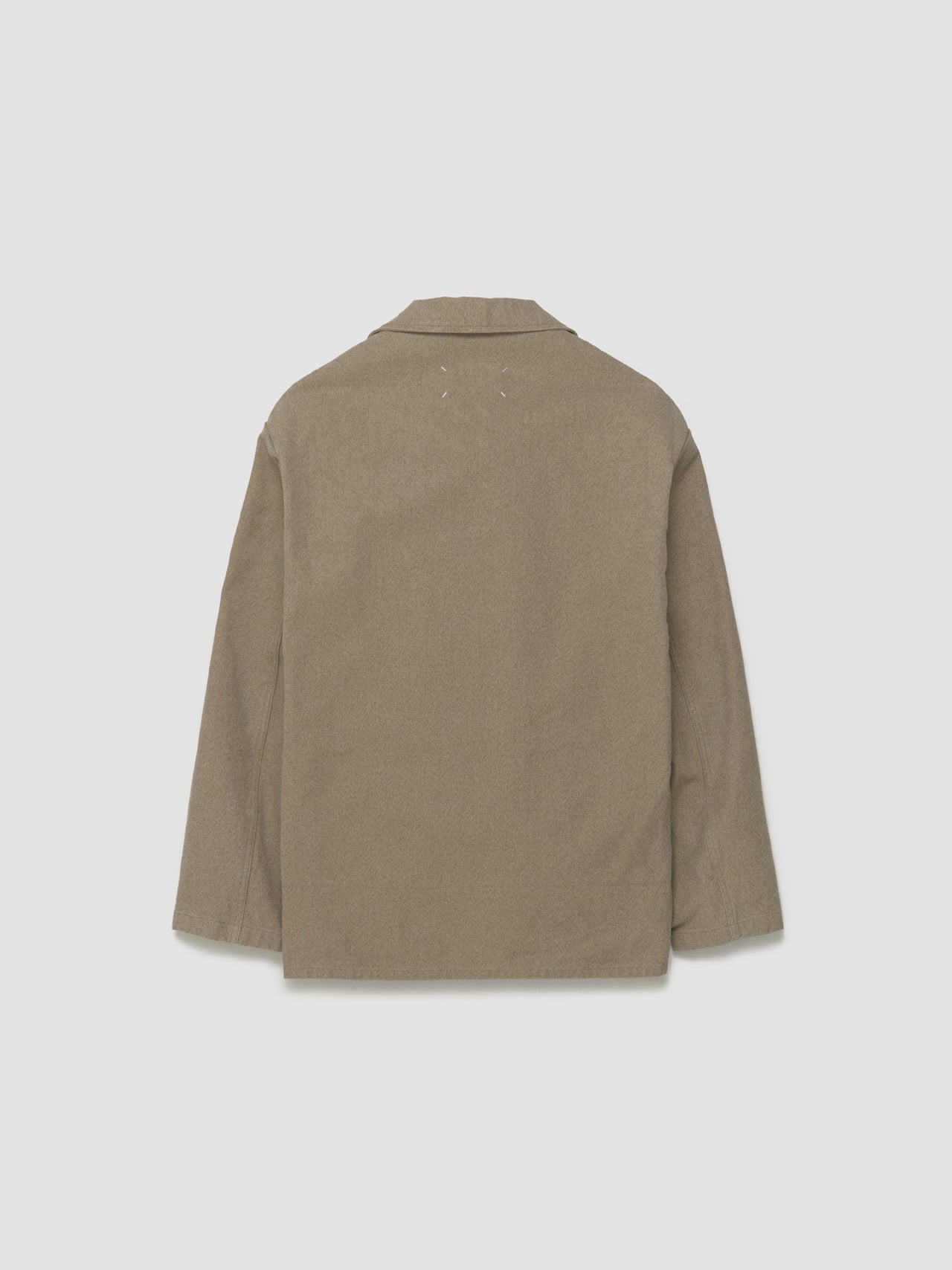 Cotton Caban Jacket in Sand