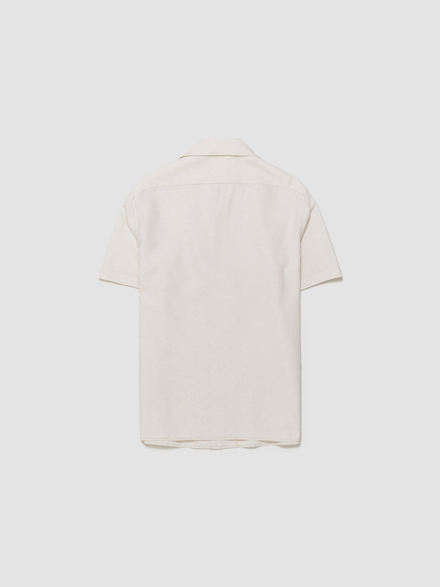 Short Sleeve Polo Shirt in Beige