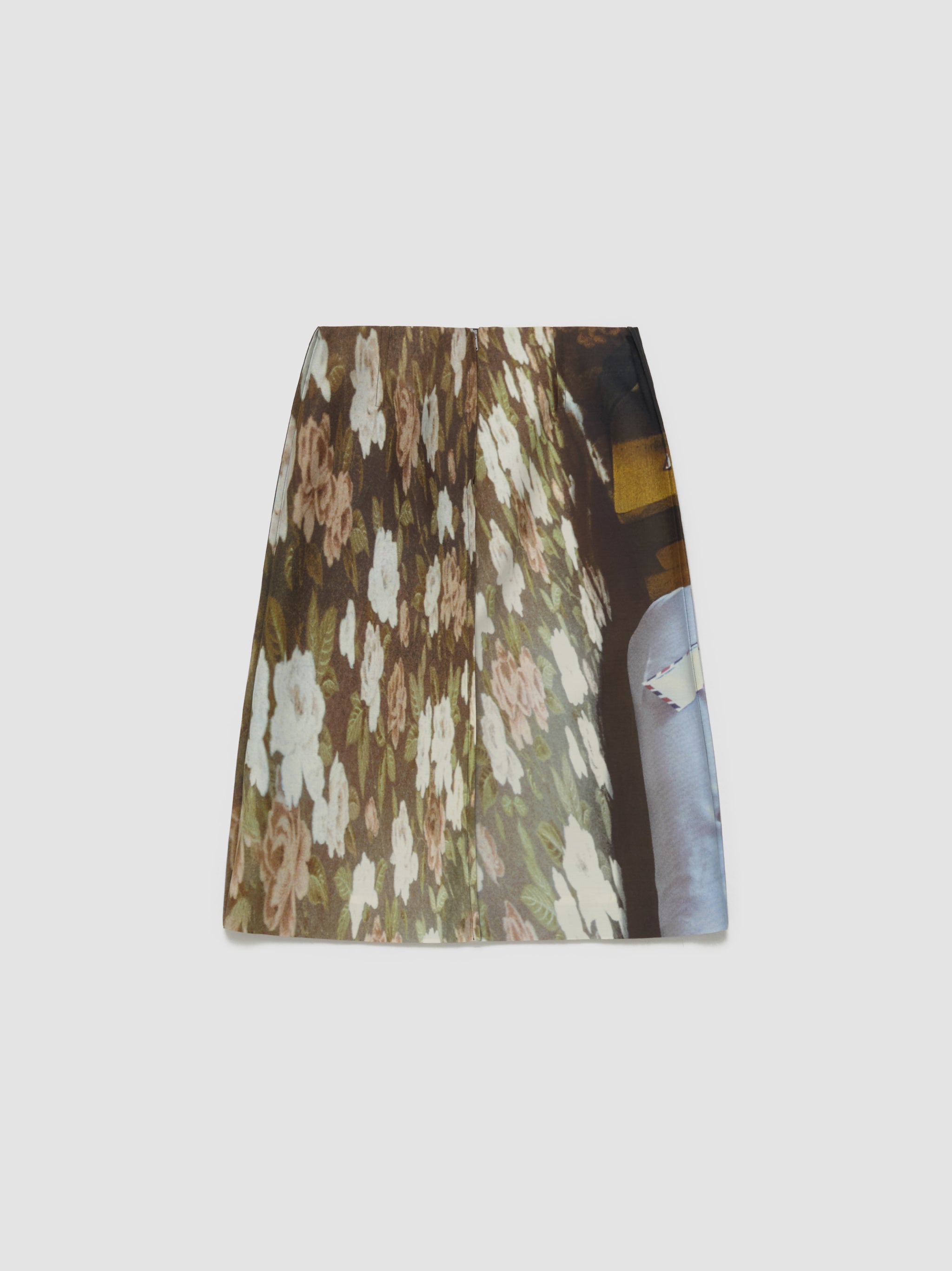 Printed Skirt in Musk