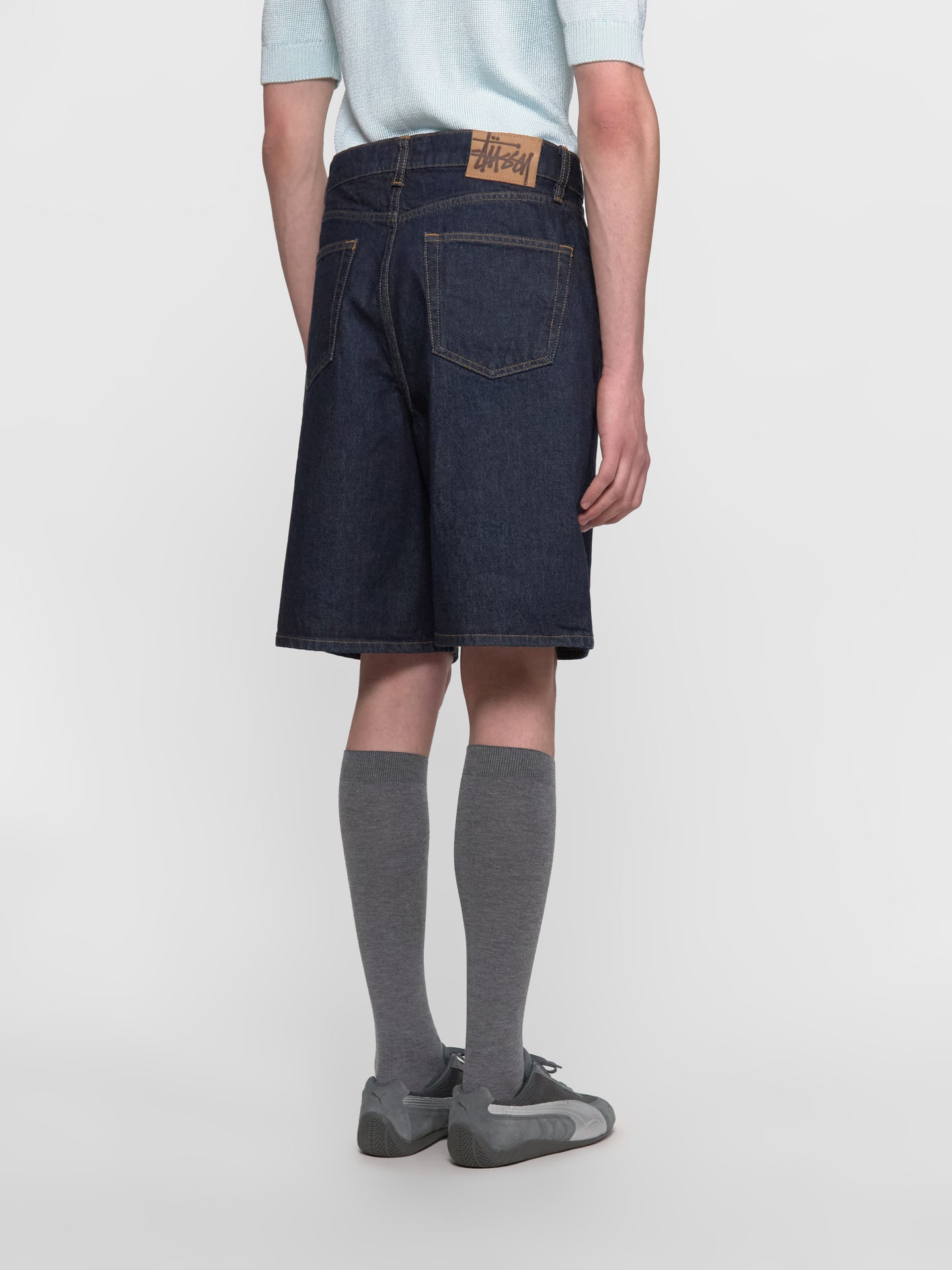 Big Ol Denim Shorts in Rinsed Indigo
