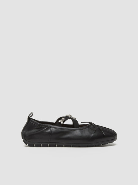 Simone Rocha - Ballerina Grip Shoes in Black - BPT1B-0799